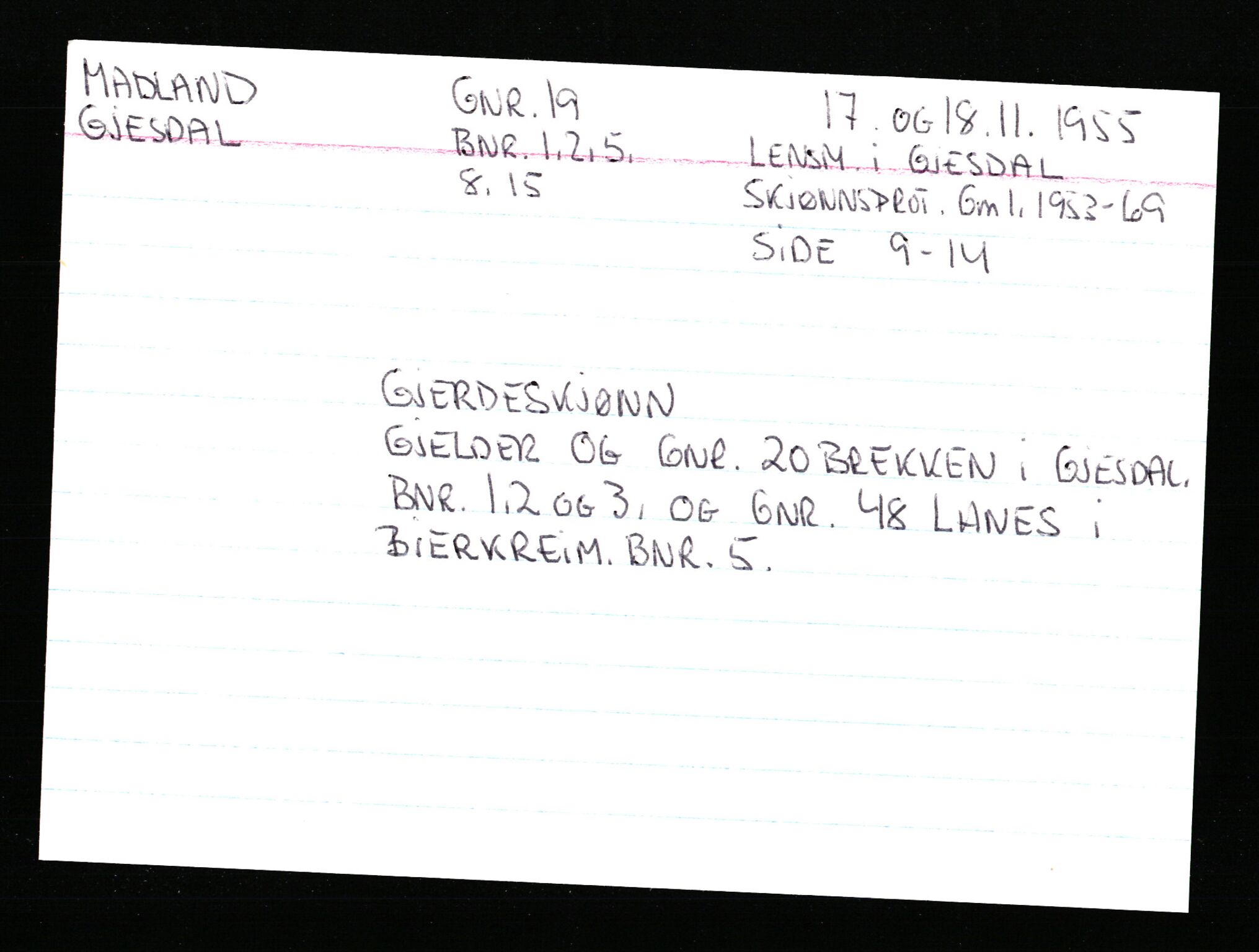 Statsarkivet i Stavanger, AV/SAST-A-101971/03/Y/Ym/L0037: Åstedskort sortert etter gårdsnavn: Lædre - Mauland, 1600-1950, p. 213