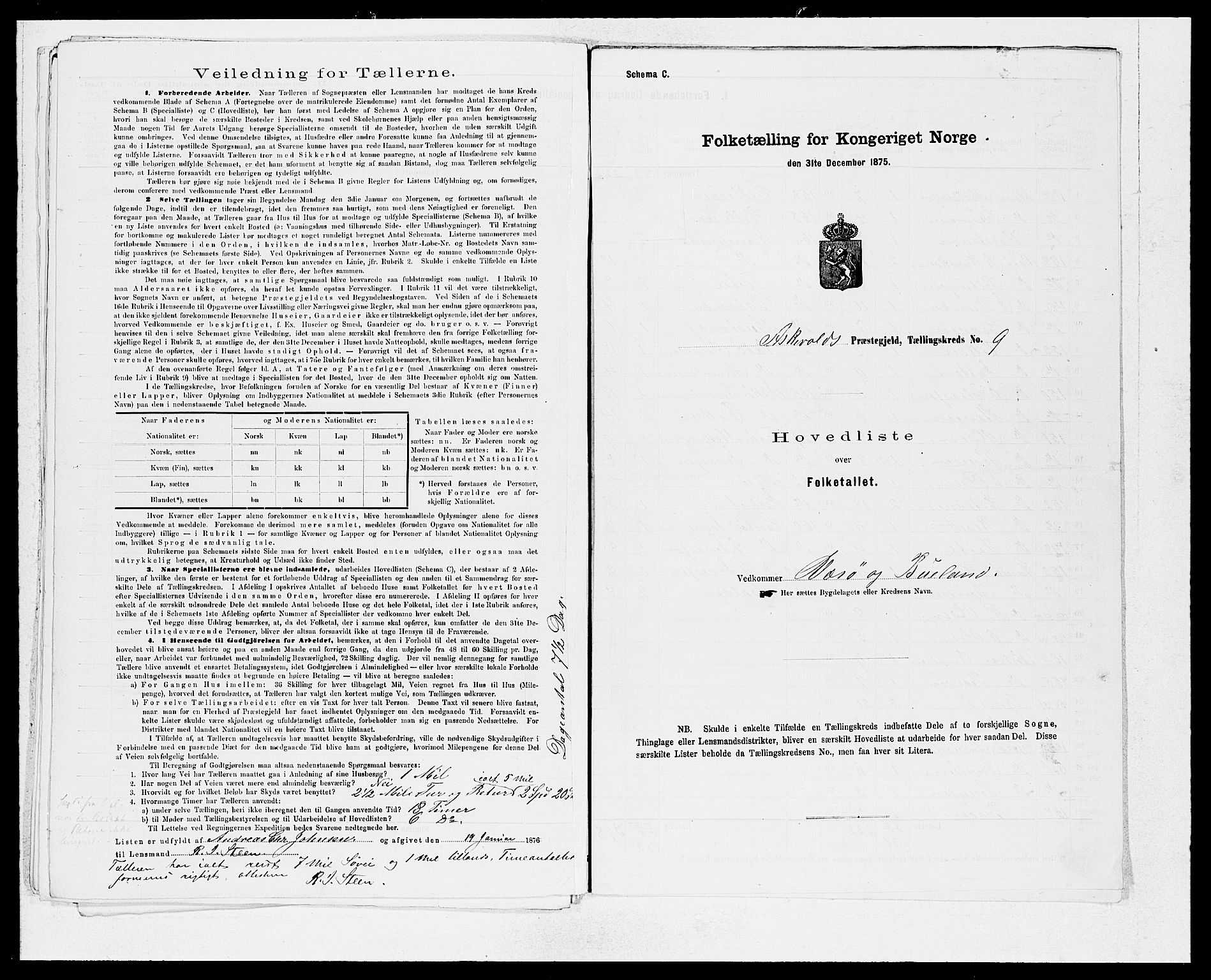 SAB, 1875 census for 1428P Askvoll, 1875, p. 20