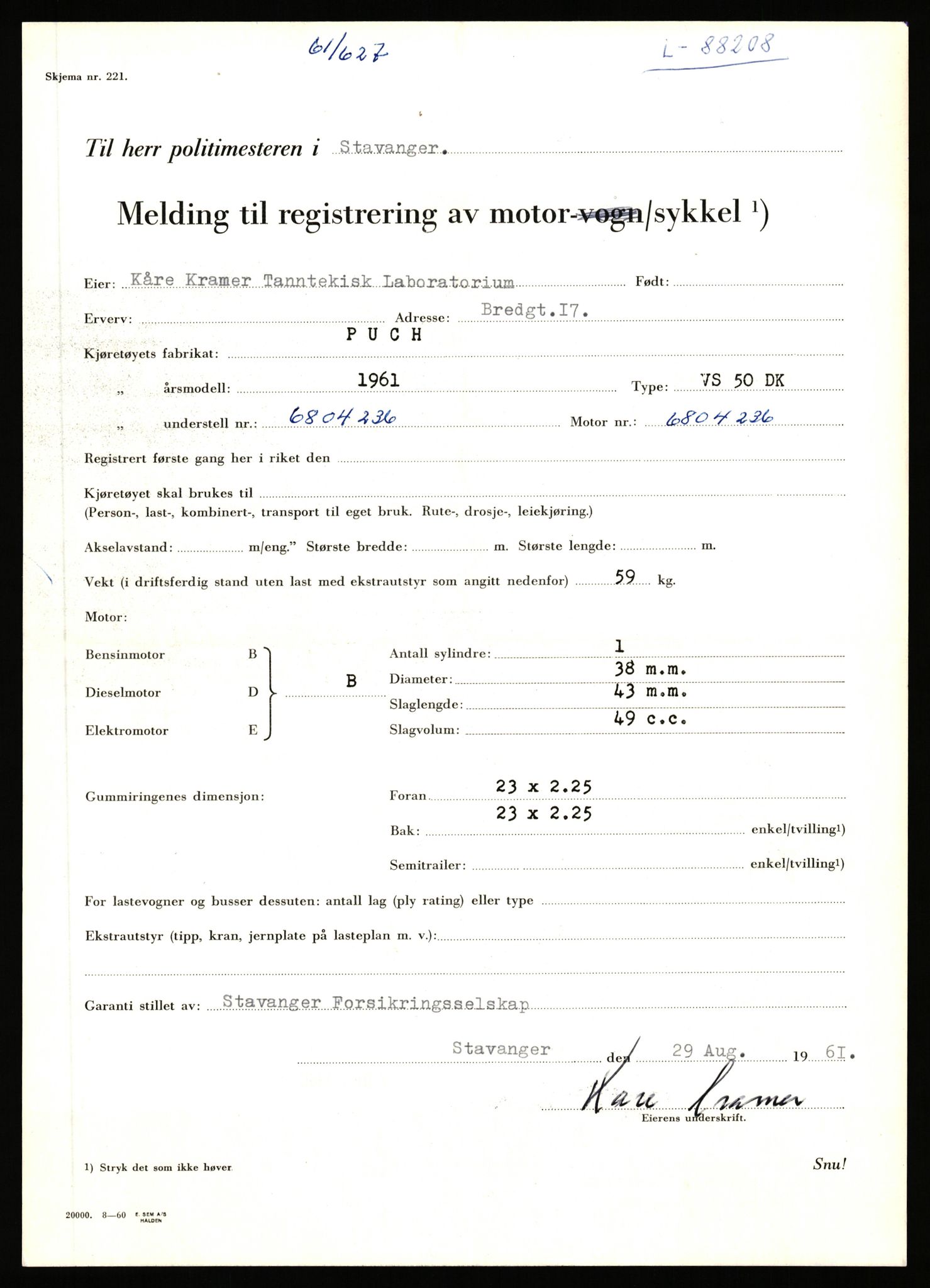 Stavanger trafikkstasjon, AV/SAST-A-101942/0/F/L0074: L-86500 - L-88799, 1930-1971, p. 1754