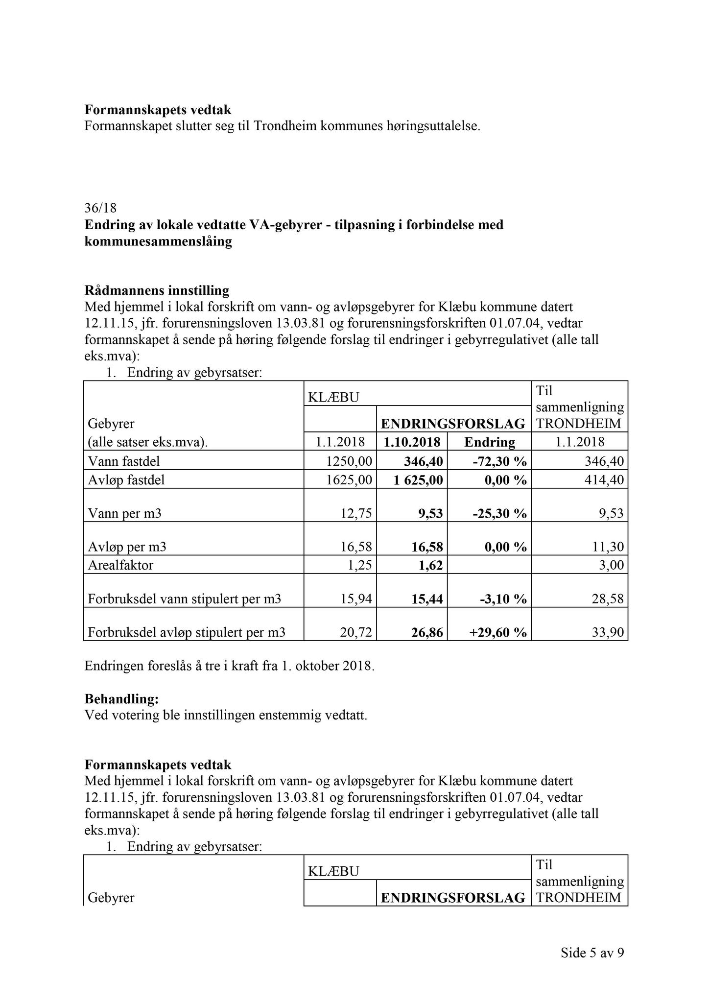 Klæbu Kommune, TRKO/KK/02-FS/L011: Formannsskapet - Møtedokumenter, 2018, p. 996