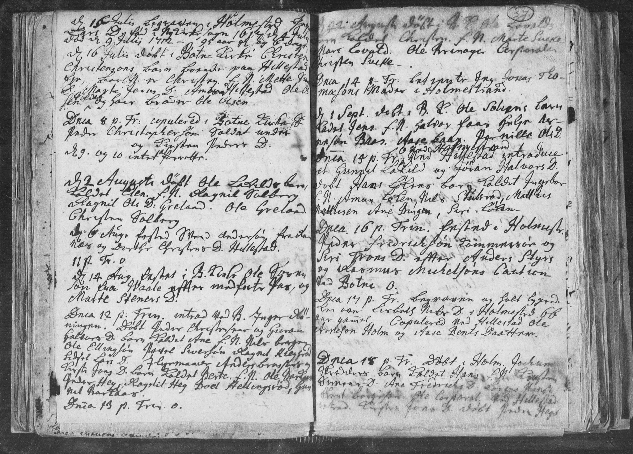 Botne kirkebøker, AV/SAKO-A-340/F/Fa/L0001b: Parish register (official) no. I 1B, 1707-1722, p. 34