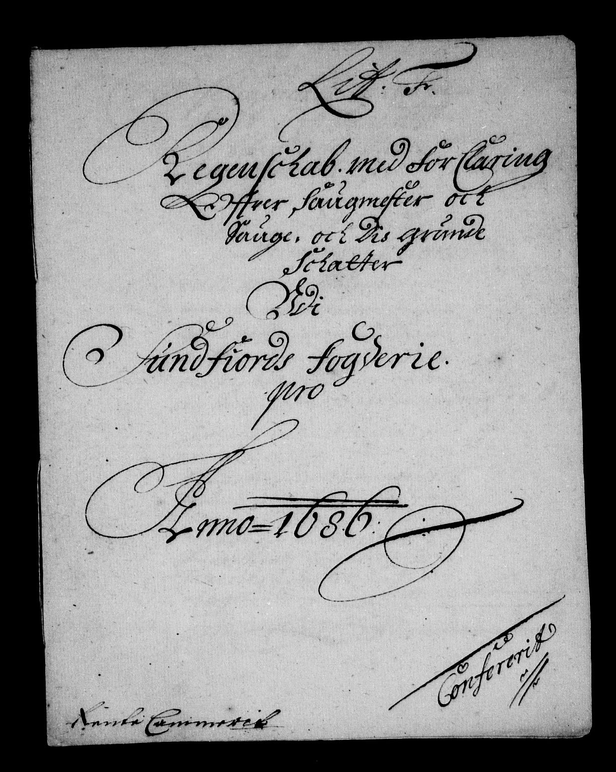 Rentekammeret inntil 1814, Reviderte regnskaper, Stiftamtstueregnskaper, Bergen stiftamt, AV/RA-EA-6043/R/Rc/L0080: Bergen stiftamt, 1686