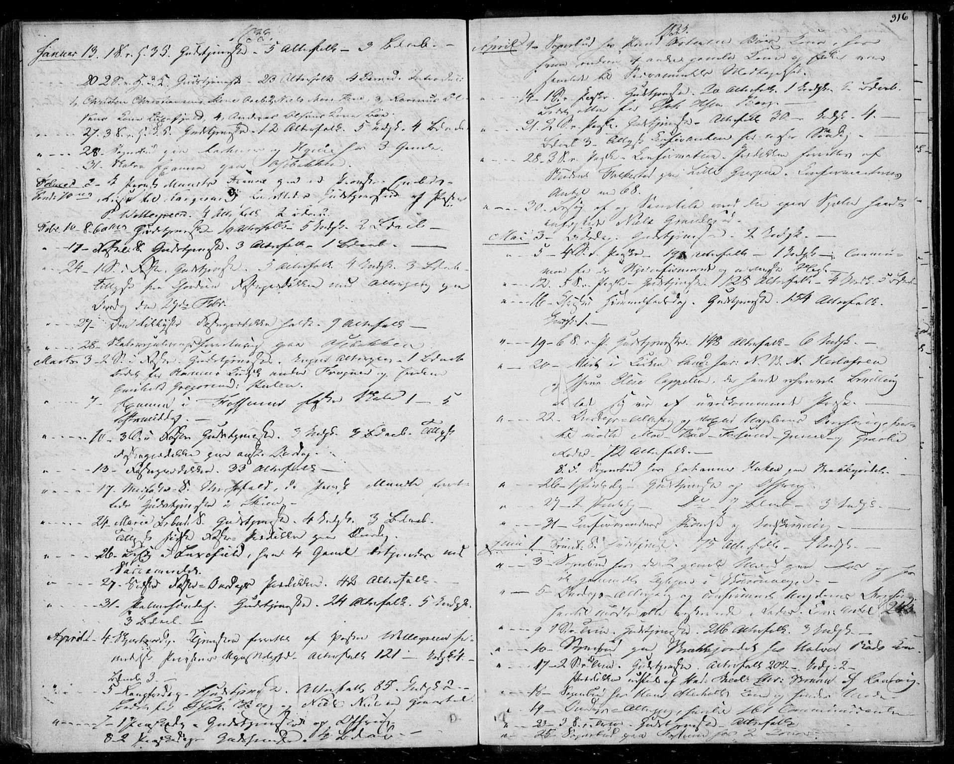 Gjerpen kirkebøker, SAKO/A-265/F/Fa/L0006: Parish register (official) no. I 6, 1829-1834, p. 316