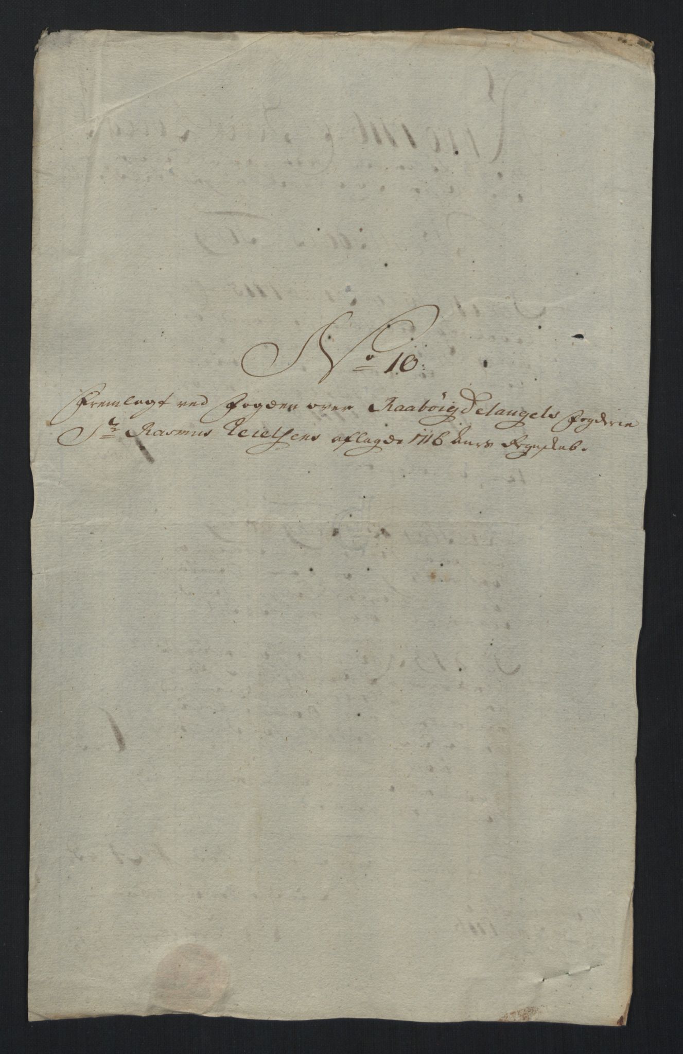 Rentekammeret inntil 1814, Reviderte regnskaper, Fogderegnskap, AV/RA-EA-4092/R40/L2452: Fogderegnskap Råbyggelag, 1716-1717, p. 100