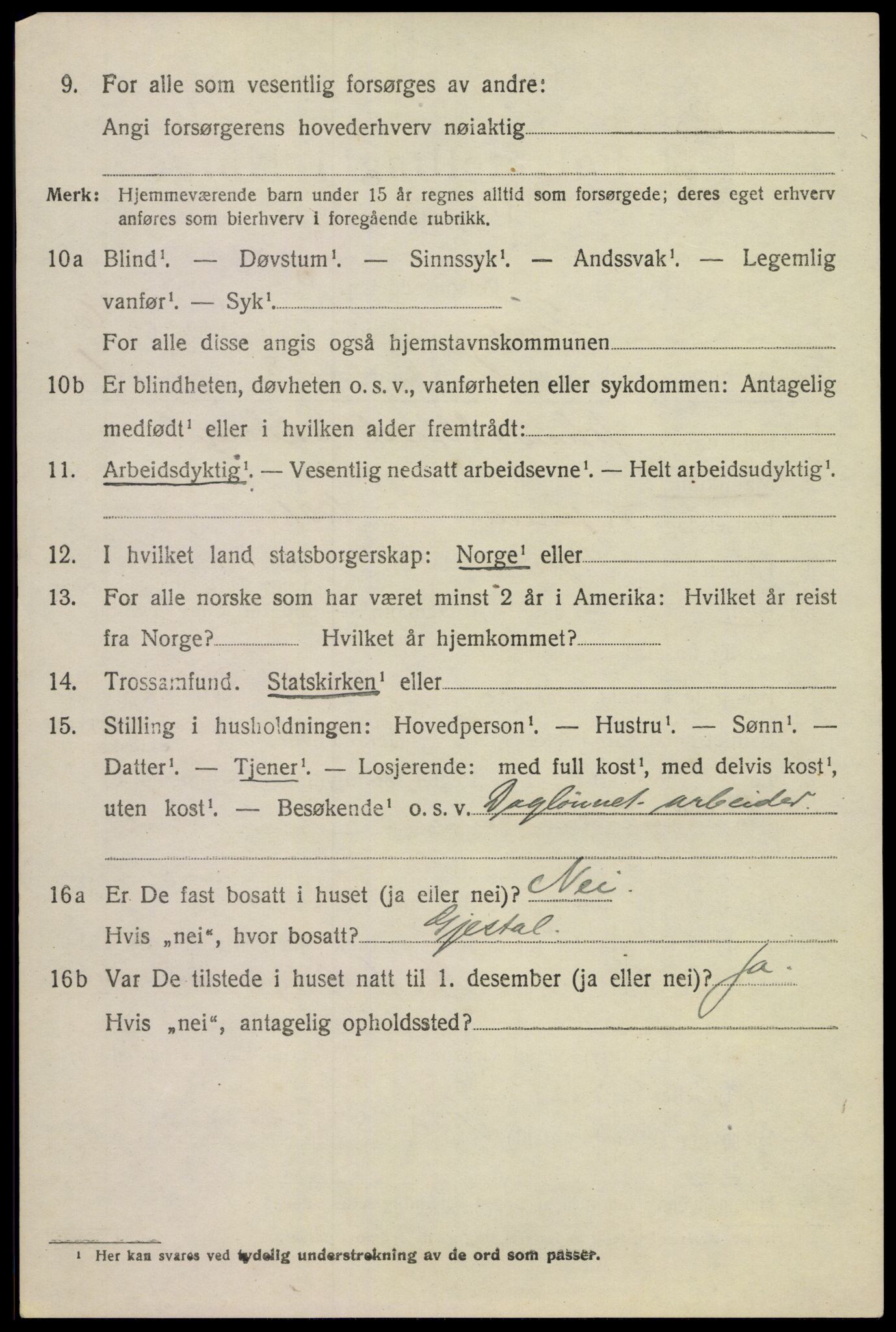 SAST, 1920 census for Time, 1920, p. 6974