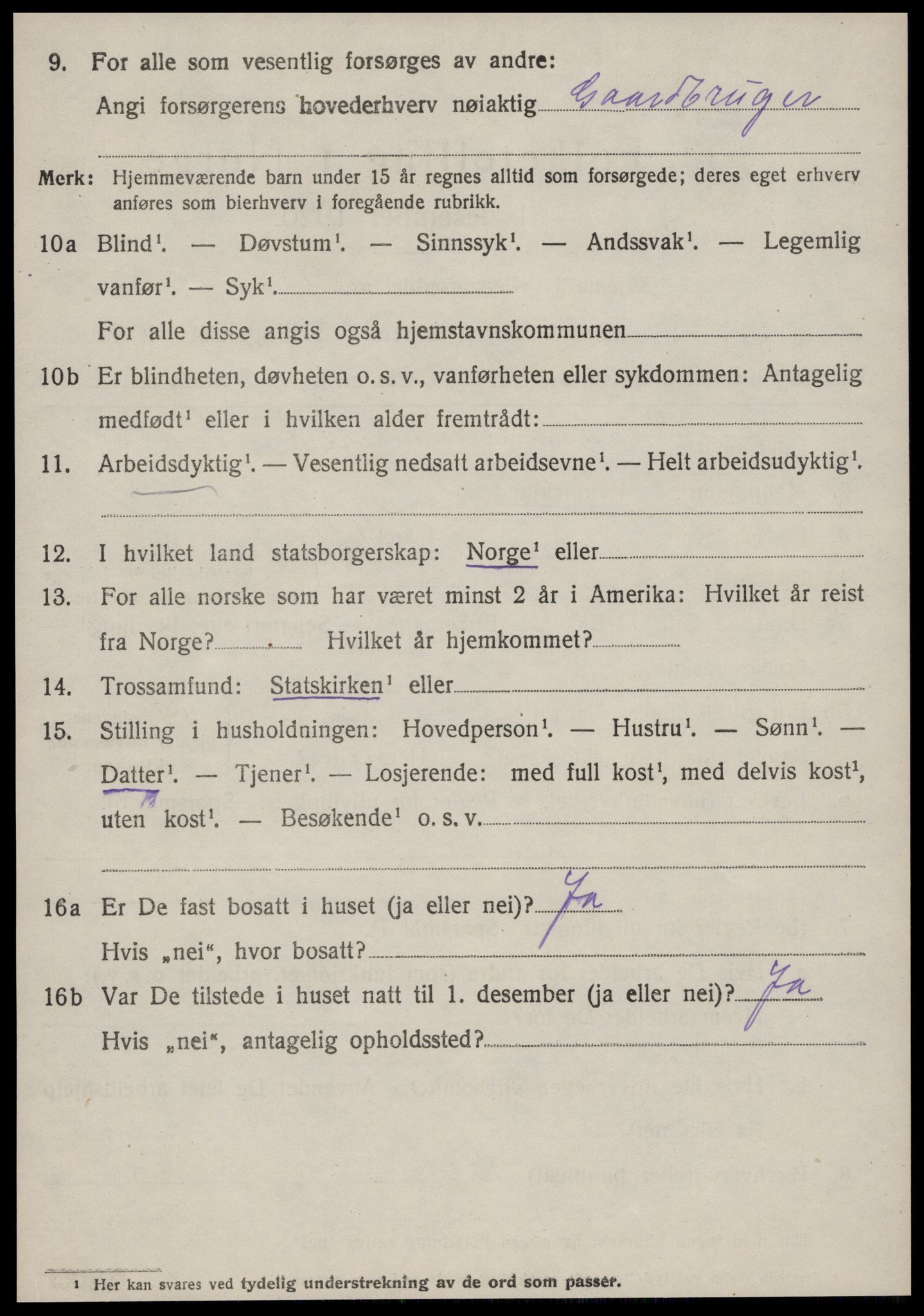 SAT, 1920 census for Haram, 1920, p. 4792
