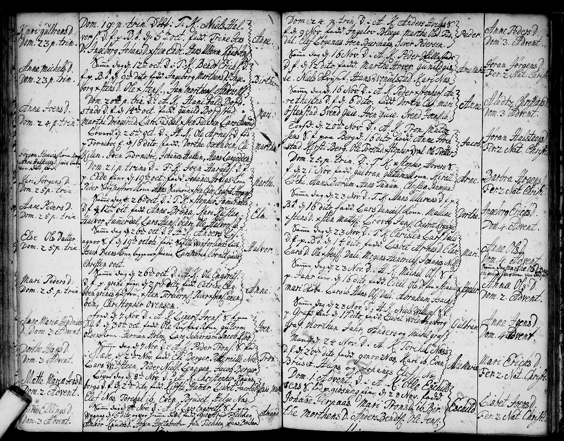 Asker prestekontor Kirkebøker, SAO/A-10256a/F/Fa/L0001: Parish register (official) no. I 1, 1726-1744, p. 57