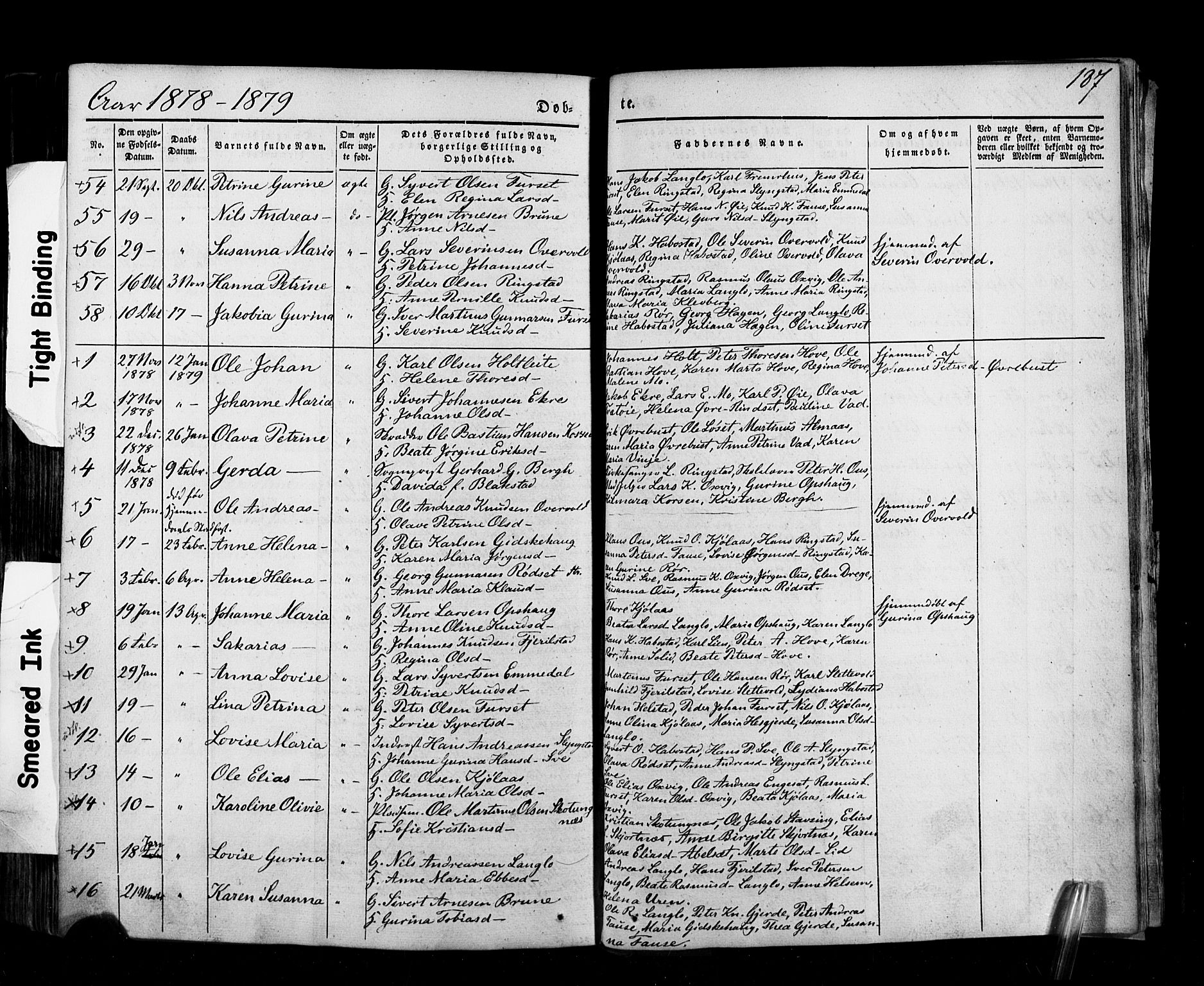 Ministerialprotokoller, klokkerbøker og fødselsregistre - Møre og Romsdal, AV/SAT-A-1454/520/L0275: Parish register (official) no. 520A05, 1844-1881, p. 187