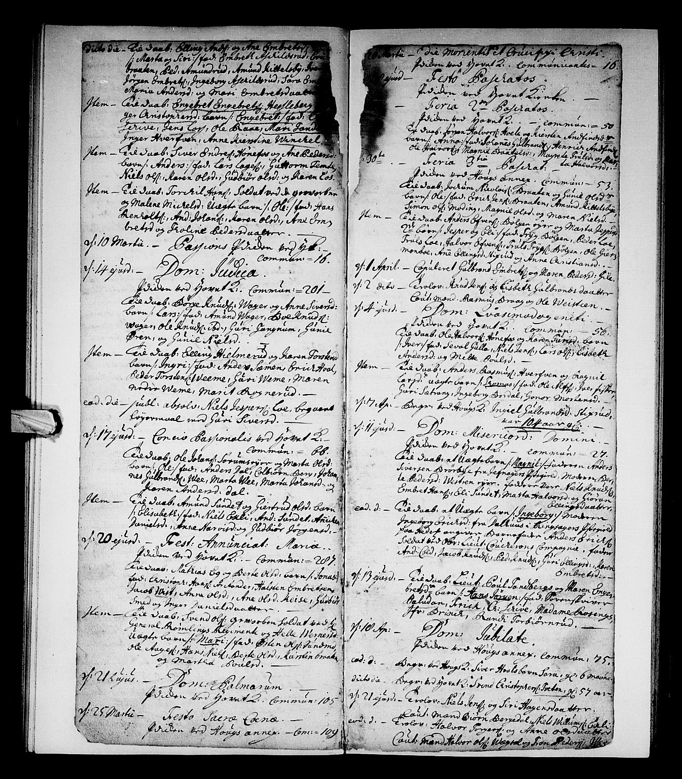 Norderhov kirkebøker, AV/SAKO-A-237/F/Fa/L0002b: Parish register (official) no. 2B, 1726-1739, p. 322-323