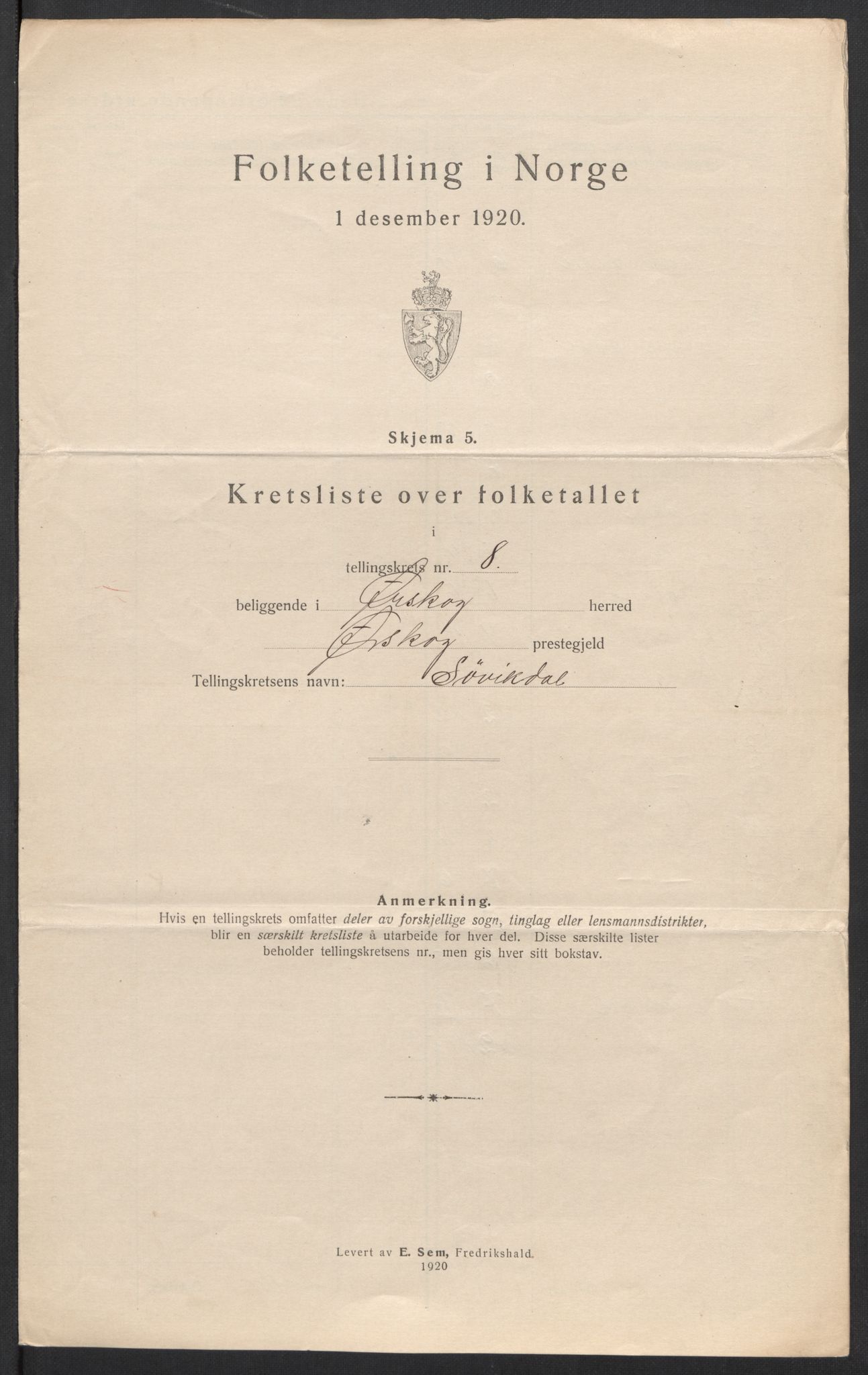 SAT, 1920 census for Ørskog, 1920, p. 28