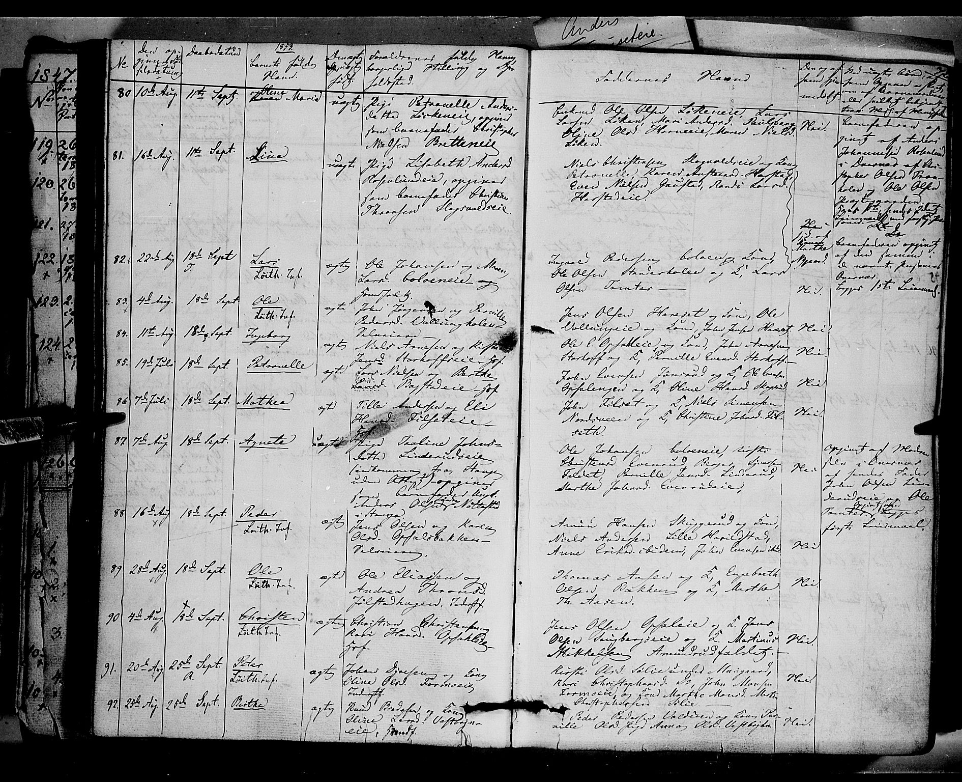 Romedal prestekontor, AV/SAH-PREST-004/K/L0004: Parish register (official) no. 4, 1847-1861, p. 72