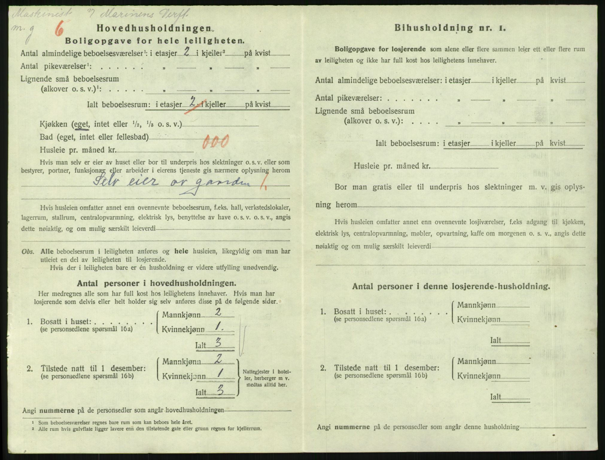 SAKO, 1920 census for Horten, 1920, p. 4186