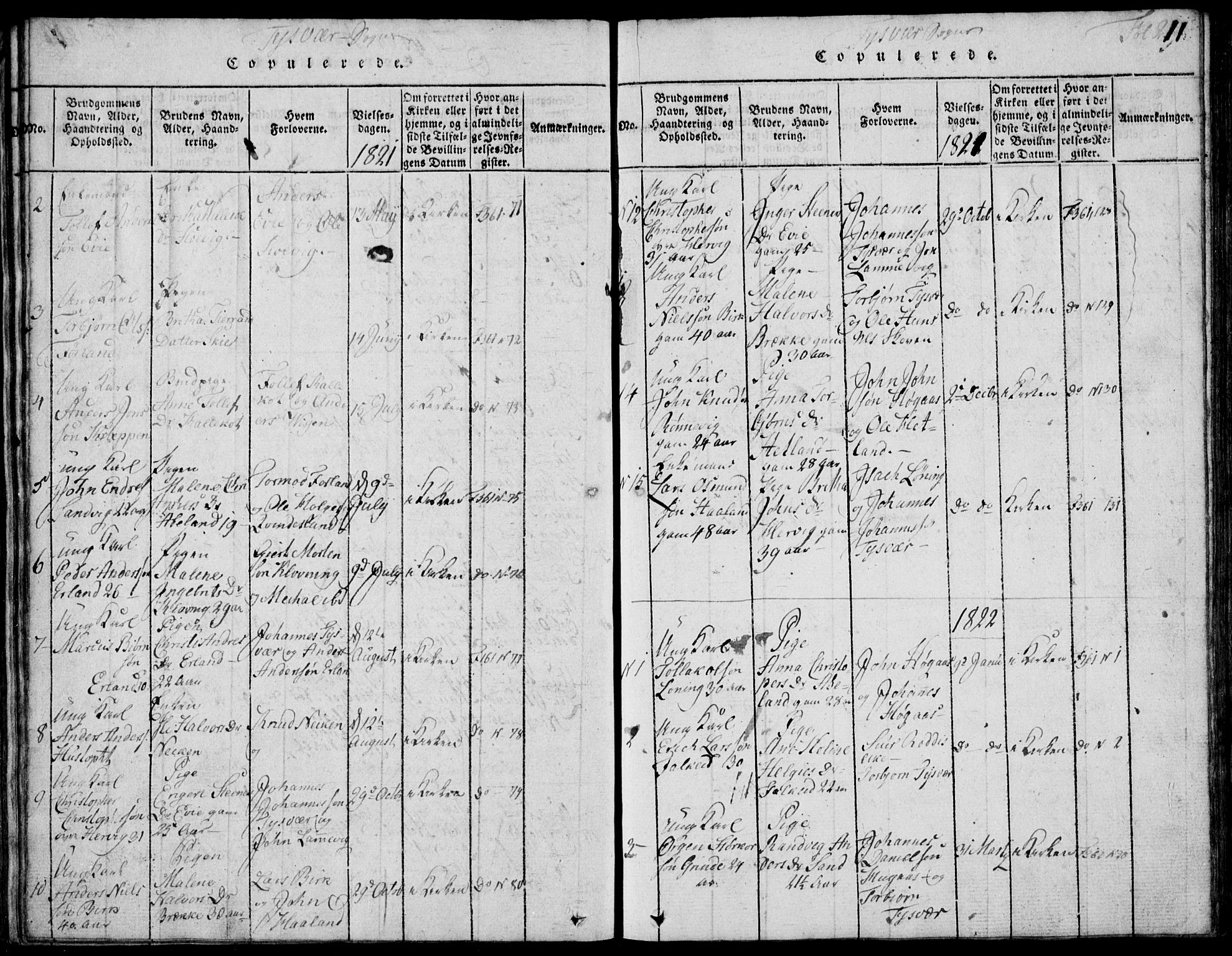 Skjold sokneprestkontor, AV/SAST-A-101847/H/Ha/Hab/L0002: Parish register (copy) no. B 2 /1, 1815-1830, p. 211