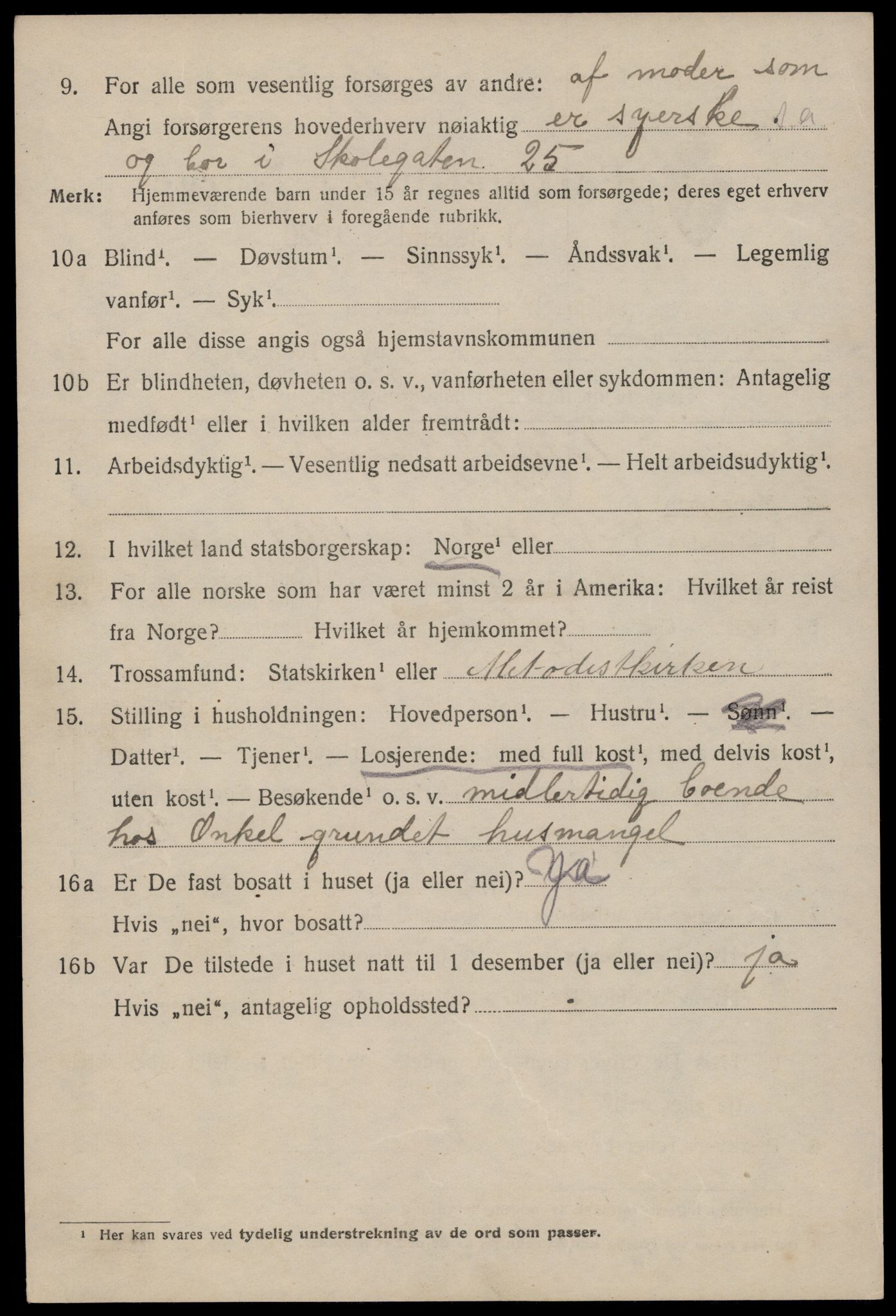 SAST, 1920 census for Stavanger, 1920, p. 51535