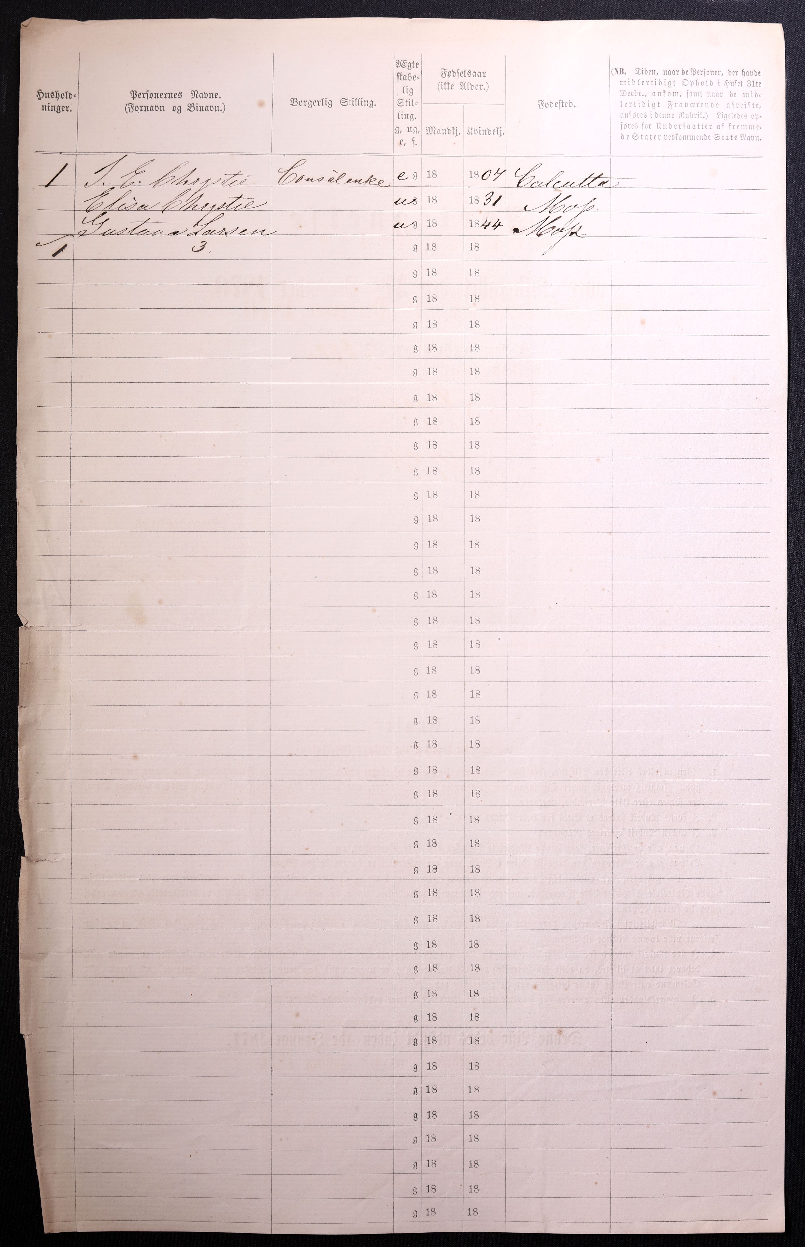 RA, 1870 census for 0104 Moss, 1870, p. 518