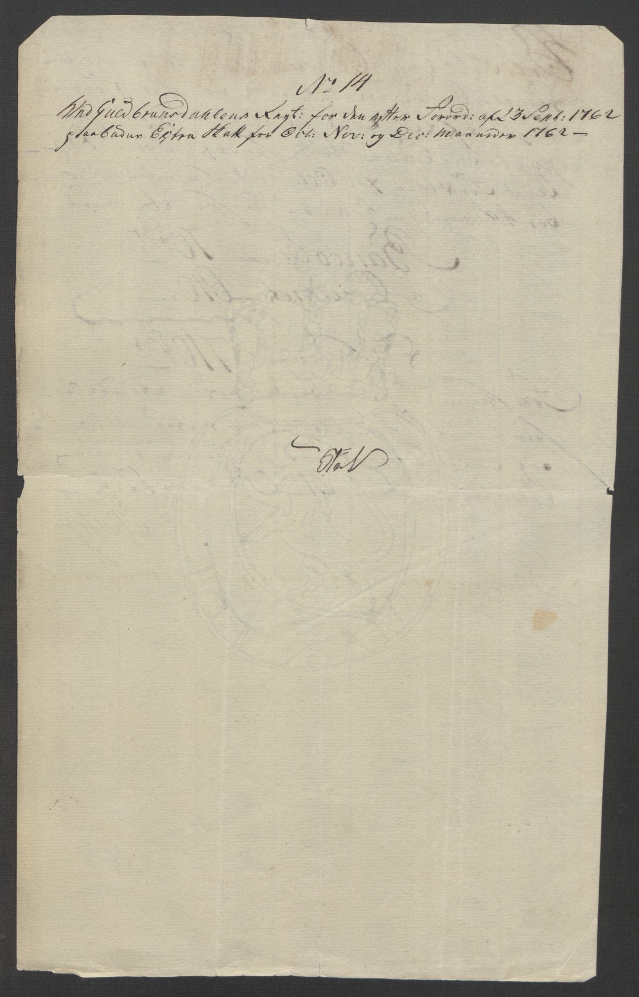 Rentekammeret inntil 1814, Reviderte regnskaper, Fogderegnskap, RA/EA-4092/R17/L1266: Ekstraskatten Gudbrandsdal, 1762-1766, p. 51