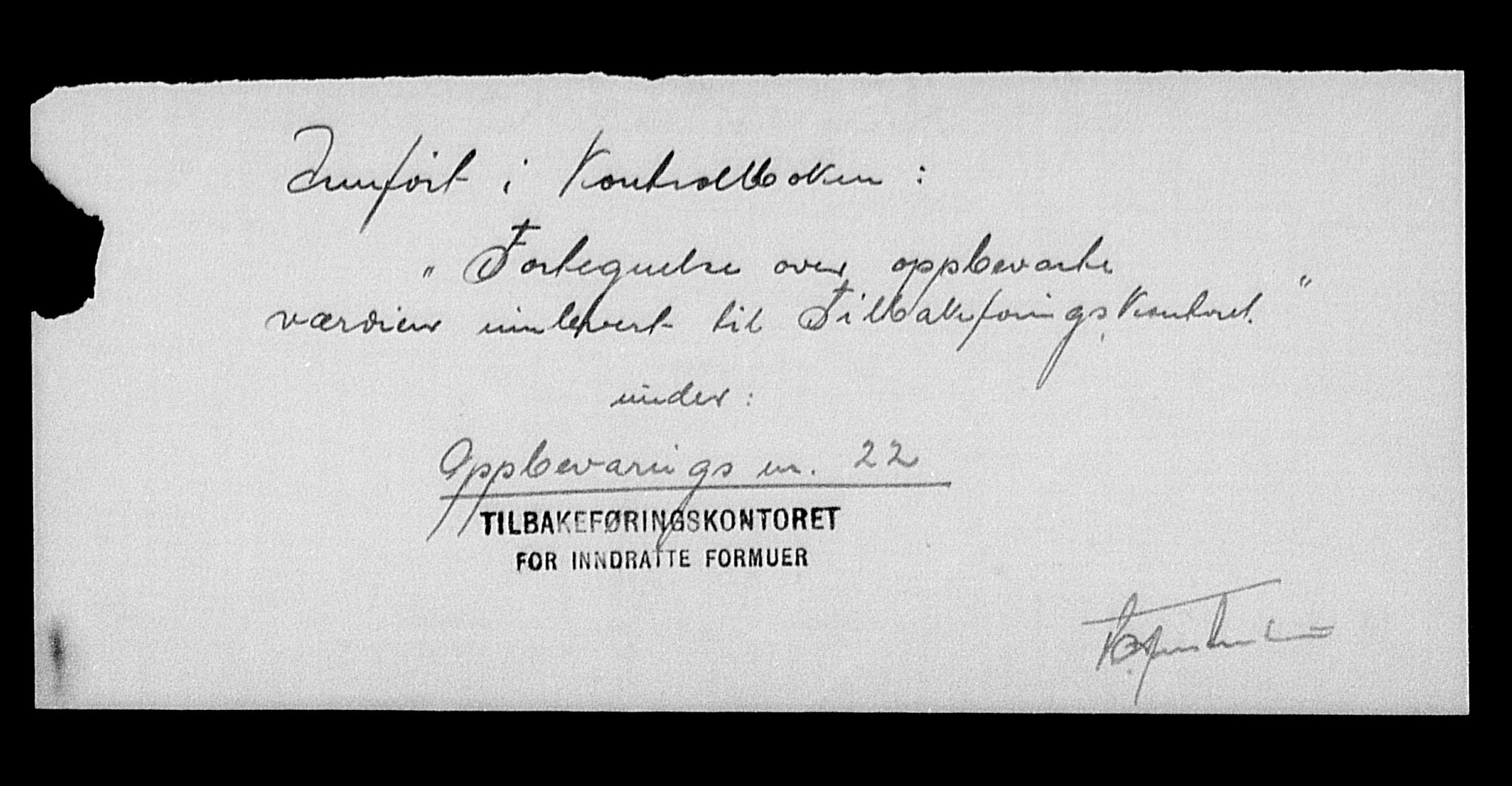 Justisdepartementet, Tilbakeføringskontoret for inndratte formuer, AV/RA-S-1564/H/Hc/Hcc/L0964: --, 1945-1947, p. 248