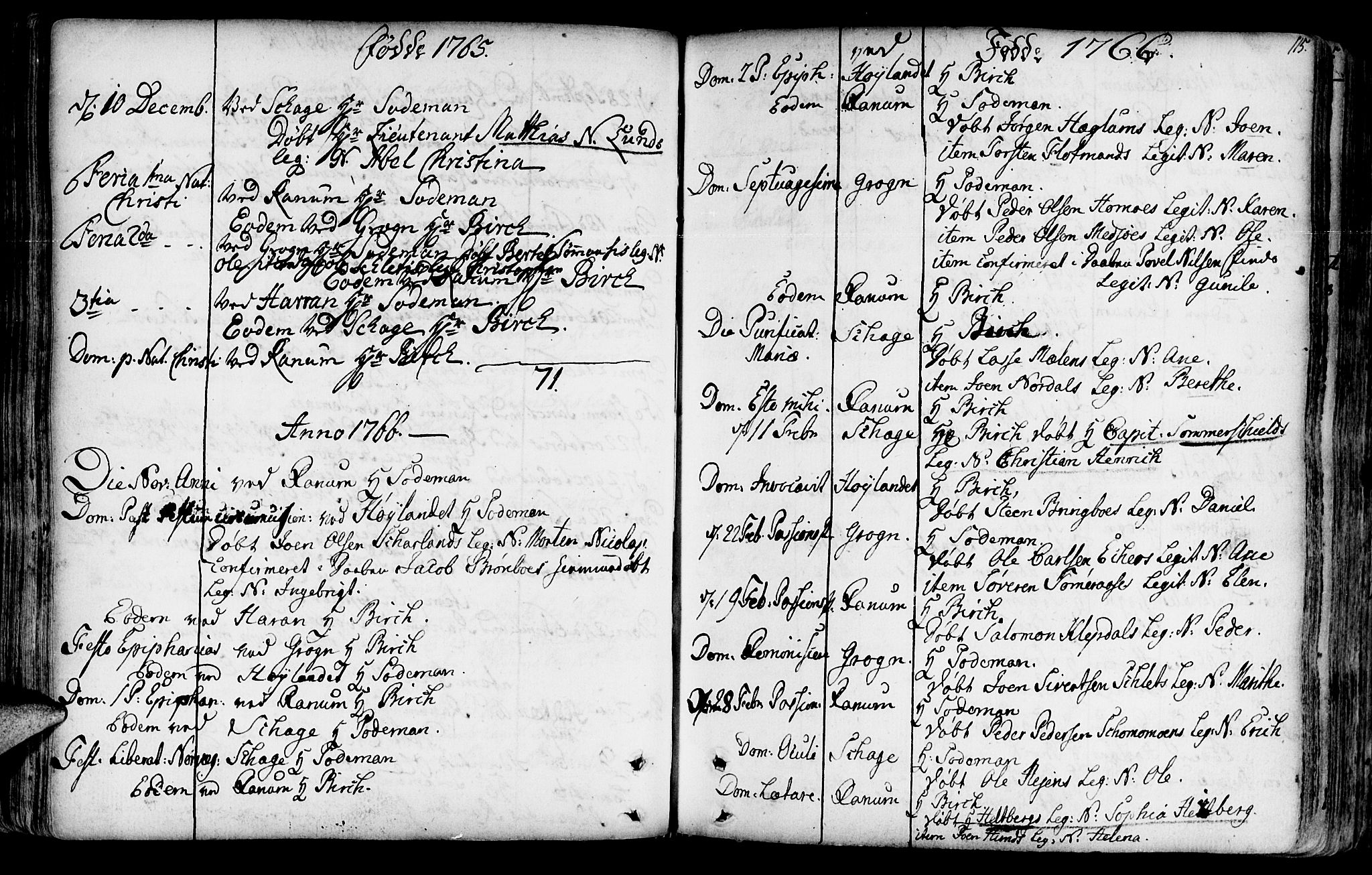 Ministerialprotokoller, klokkerbøker og fødselsregistre - Nord-Trøndelag, AV/SAT-A-1458/764/L0542: Parish register (official) no. 764A02, 1748-1779, p. 115