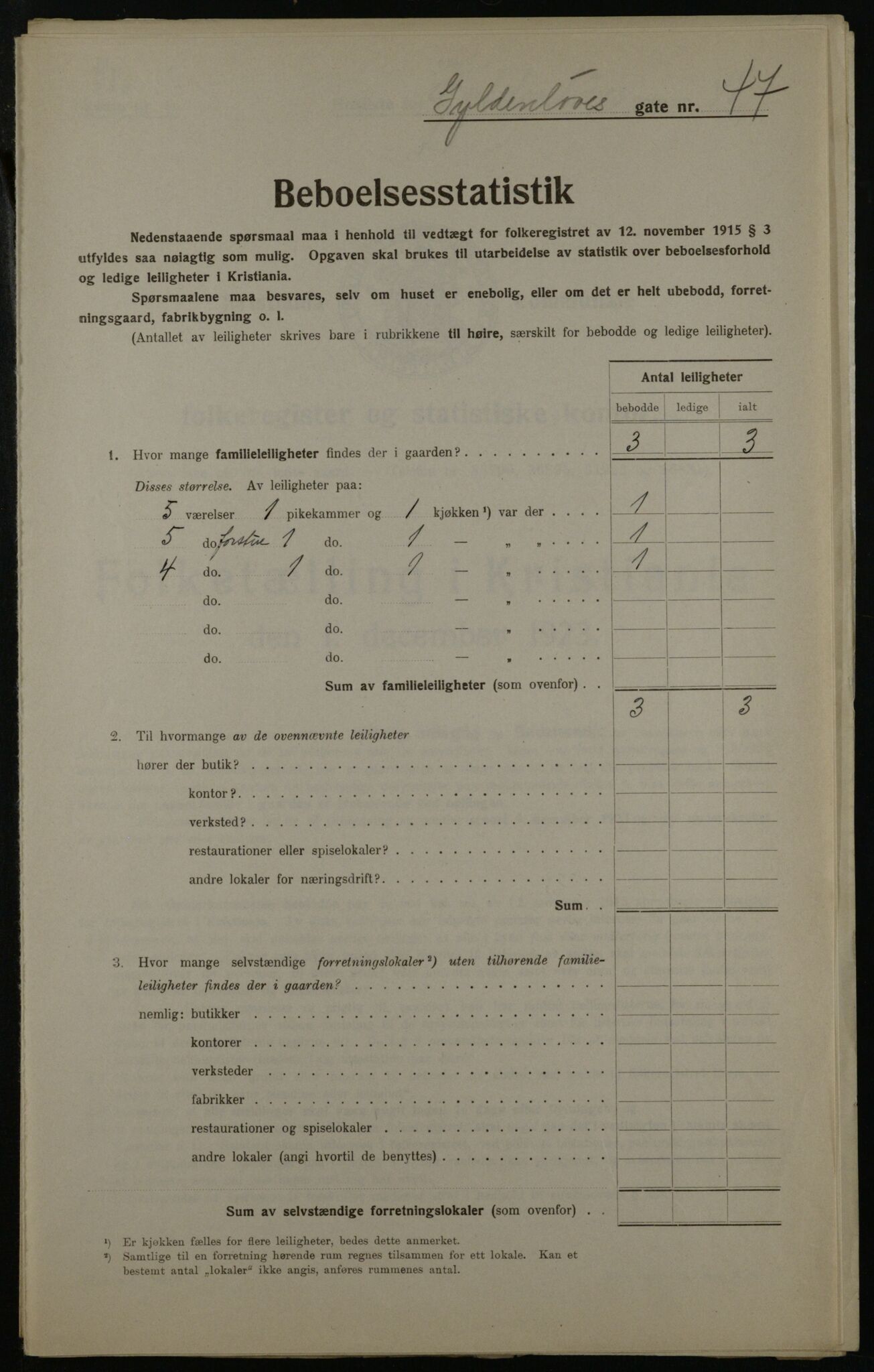 OBA, Municipal Census 1923 for Kristiania, 1923, p. 36569