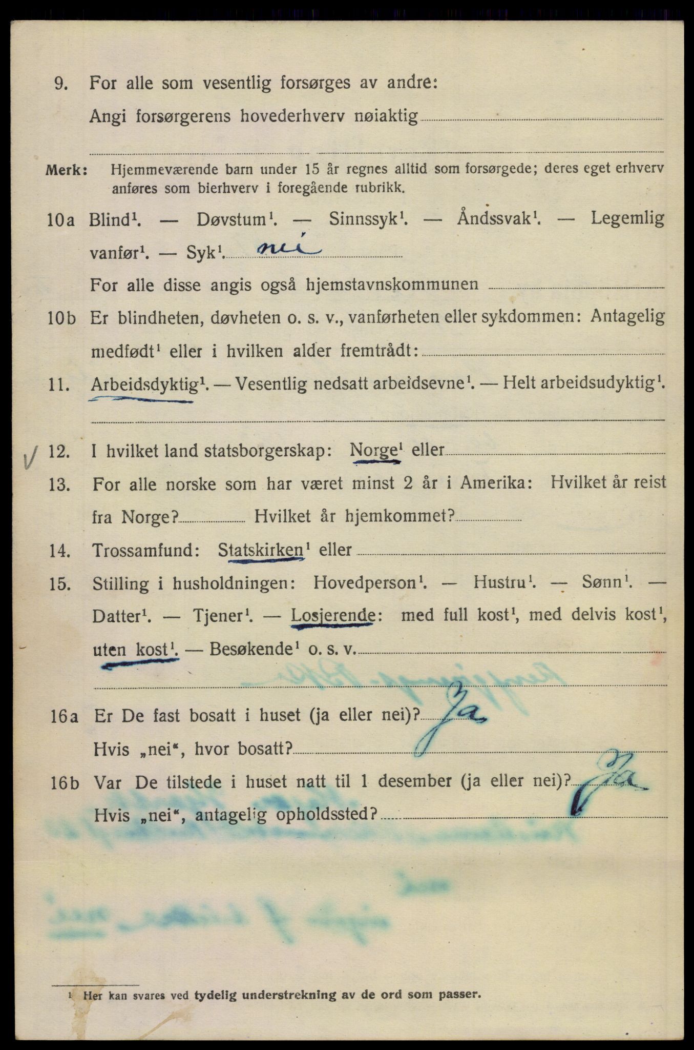 SAO, 1920 census for Kristiania, 1920, p. 432922