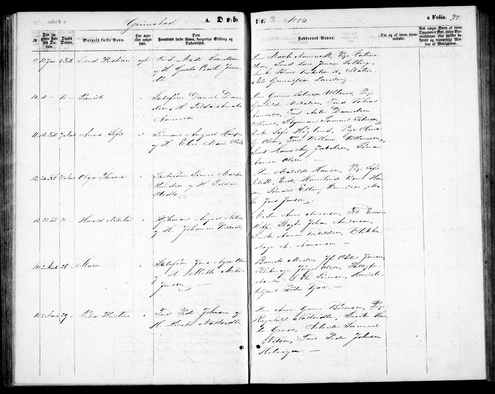 Fjære sokneprestkontor, AV/SAK-1111-0011/F/Fb/L0009: Parish register (copy) no. B 9, 1867-1870, p. 94