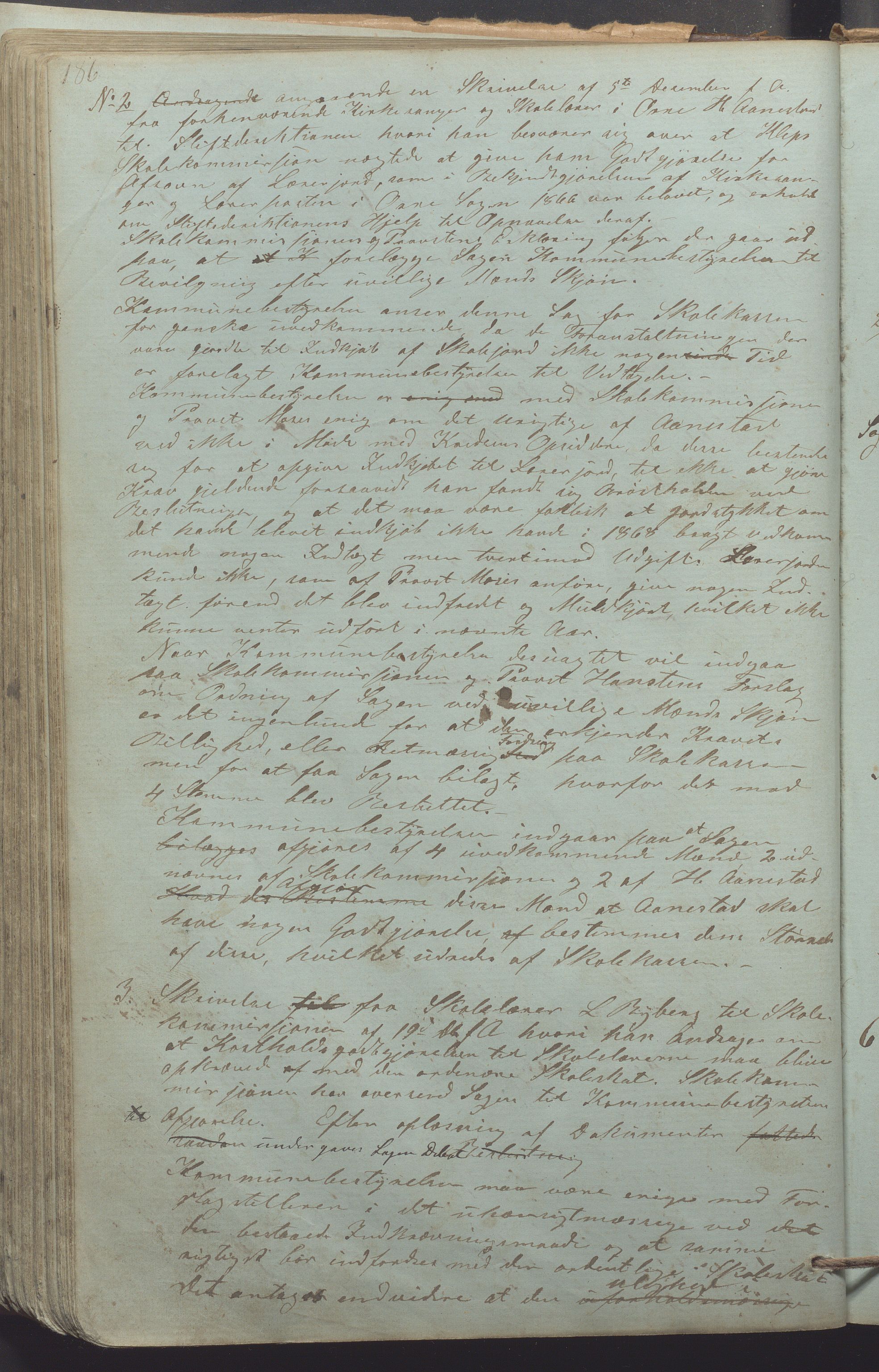 Klepp kommune - Formannskapet, IKAR/K-100277/A/L0002: Møtebok, 1861-1878, p. 186