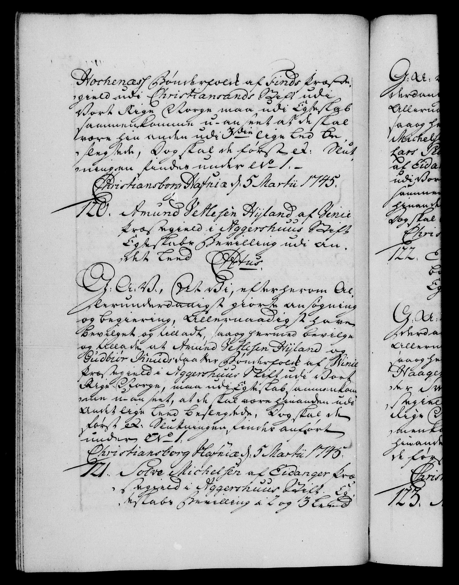 Danske Kanselli 1572-1799, AV/RA-EA-3023/F/Fc/Fca/Fcaa/L0034: Norske registre, 1745-1746, p. 83b