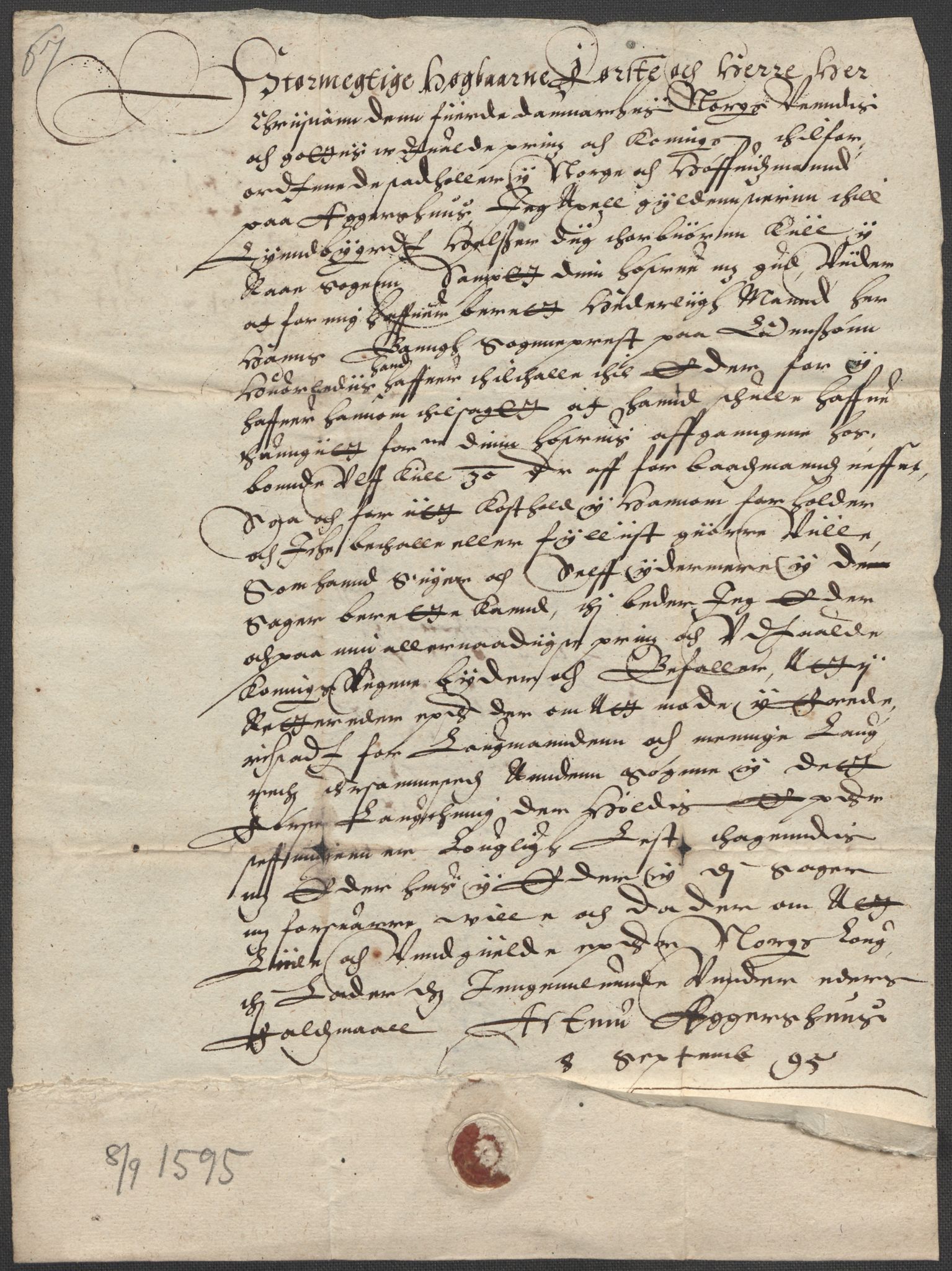 Riksarkivets diplomsamling, RA/EA-5965/F15/L0003: Prestearkiv - Østfold, 1594-1700, p. 116