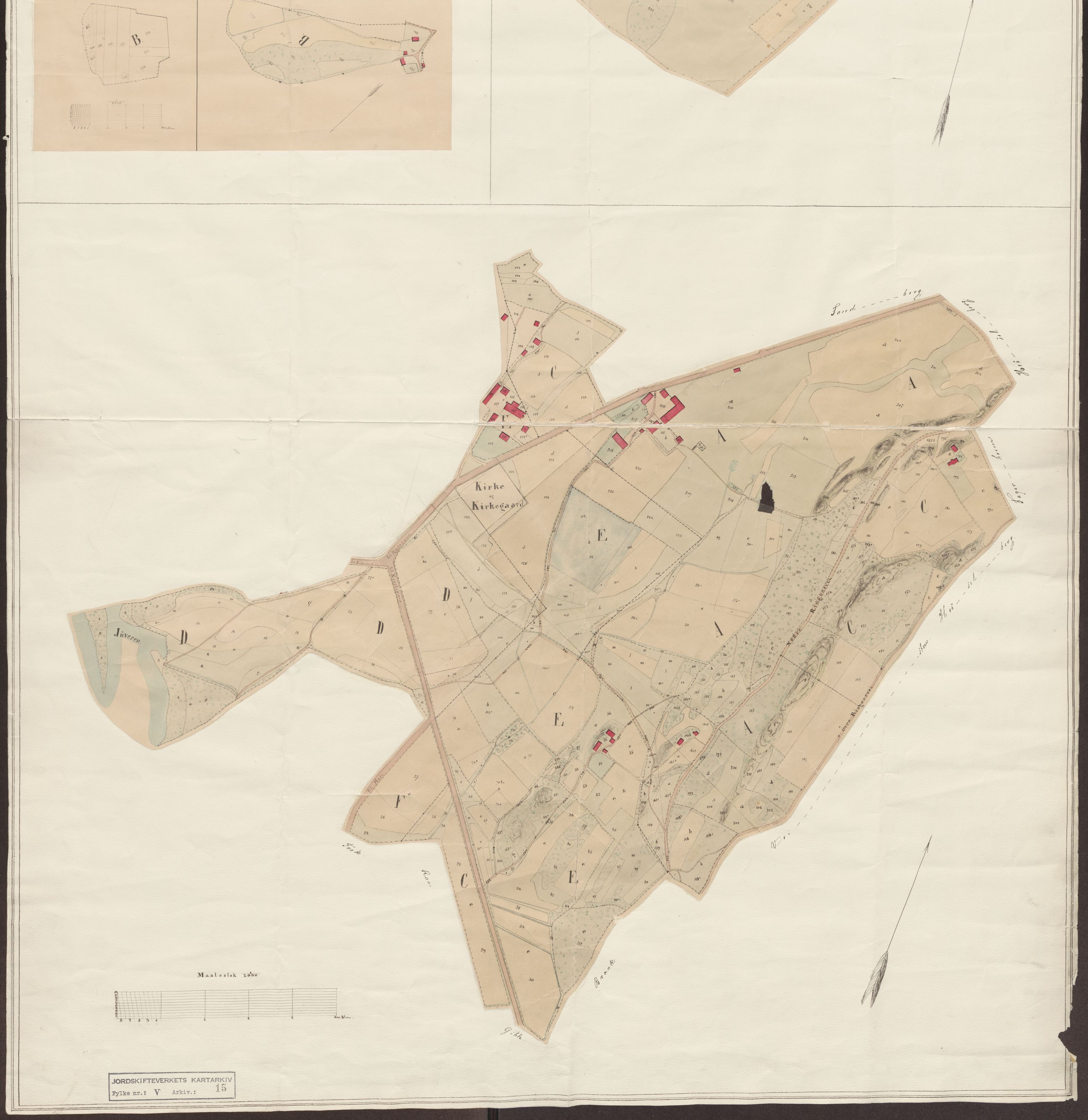 Jordskifteverkets kartarkiv, AV/RA-S-3929/T, 1859-1988, p. 46