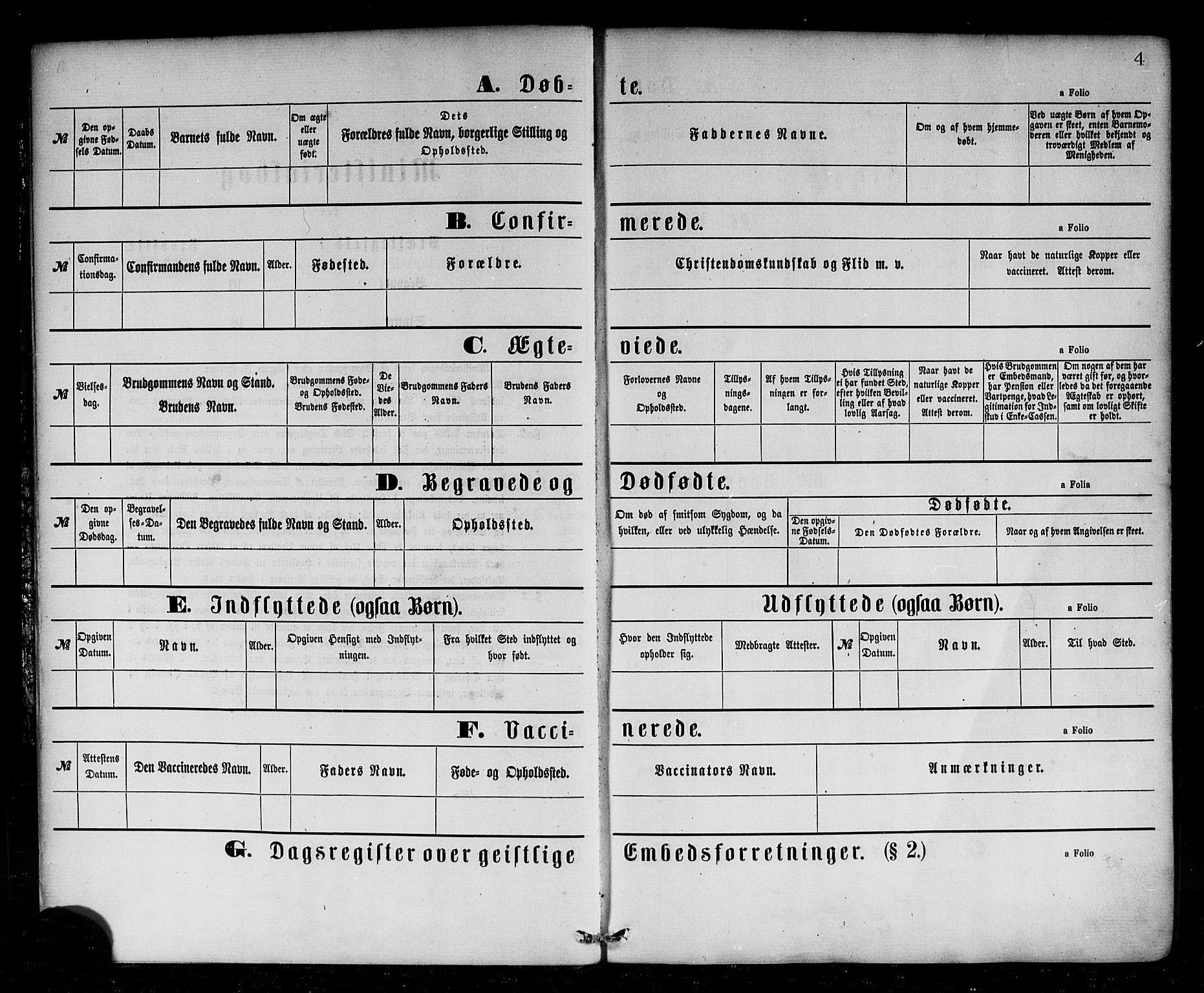 Sogndal sokneprestembete, AV/SAB-A-81301/H/Haa/Haaa/L0014: Parish register (official) no. A 14, 1864-1877, p. 4