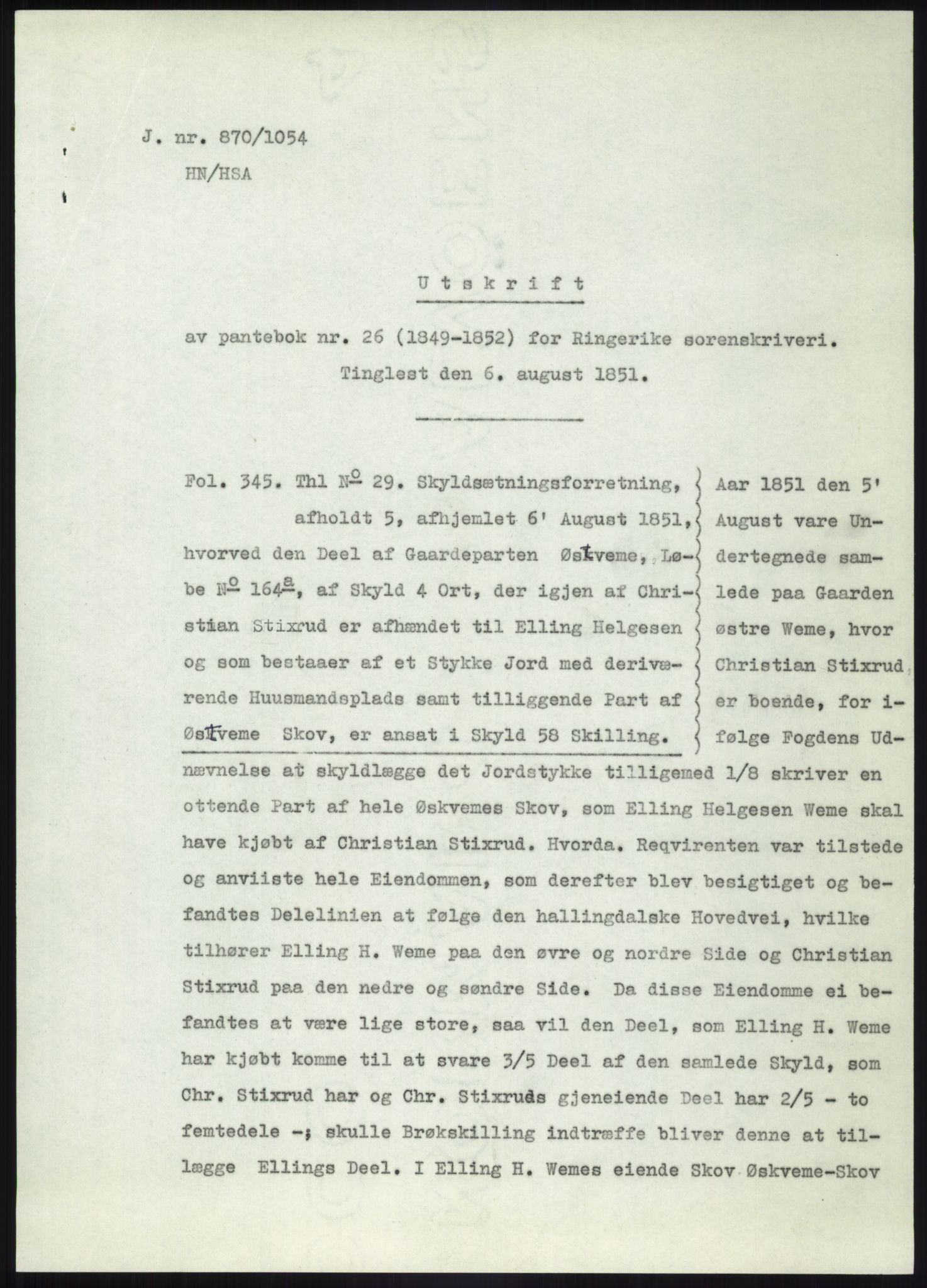 Statsarkivet i Kongsberg, SAKO/A-0001, 1944-1954, p. 434