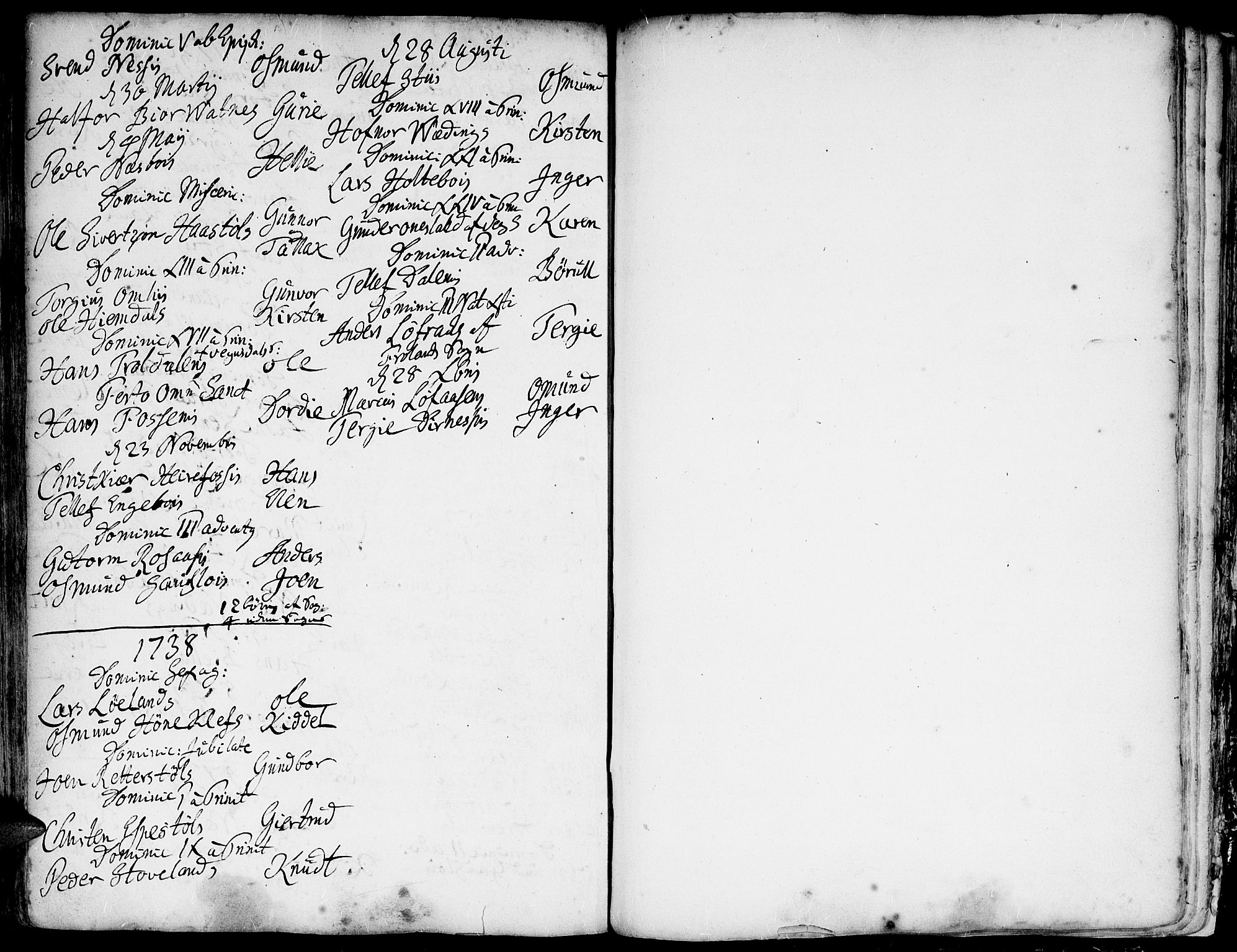 Hommedal sokneprestkontor, AV/SAK-1111-0023/F/Fa/Fab/L0001: Parish register (official) no. A 1 /3, 1690-1738