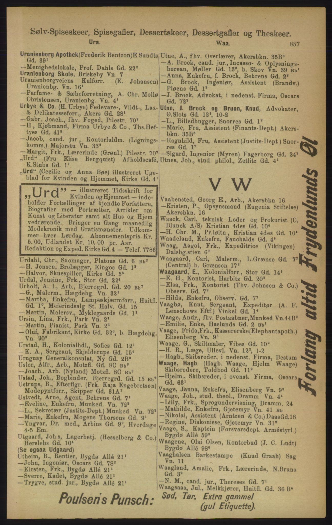 Kristiania/Oslo adressebok, PUBL/-, 1906, p. 857