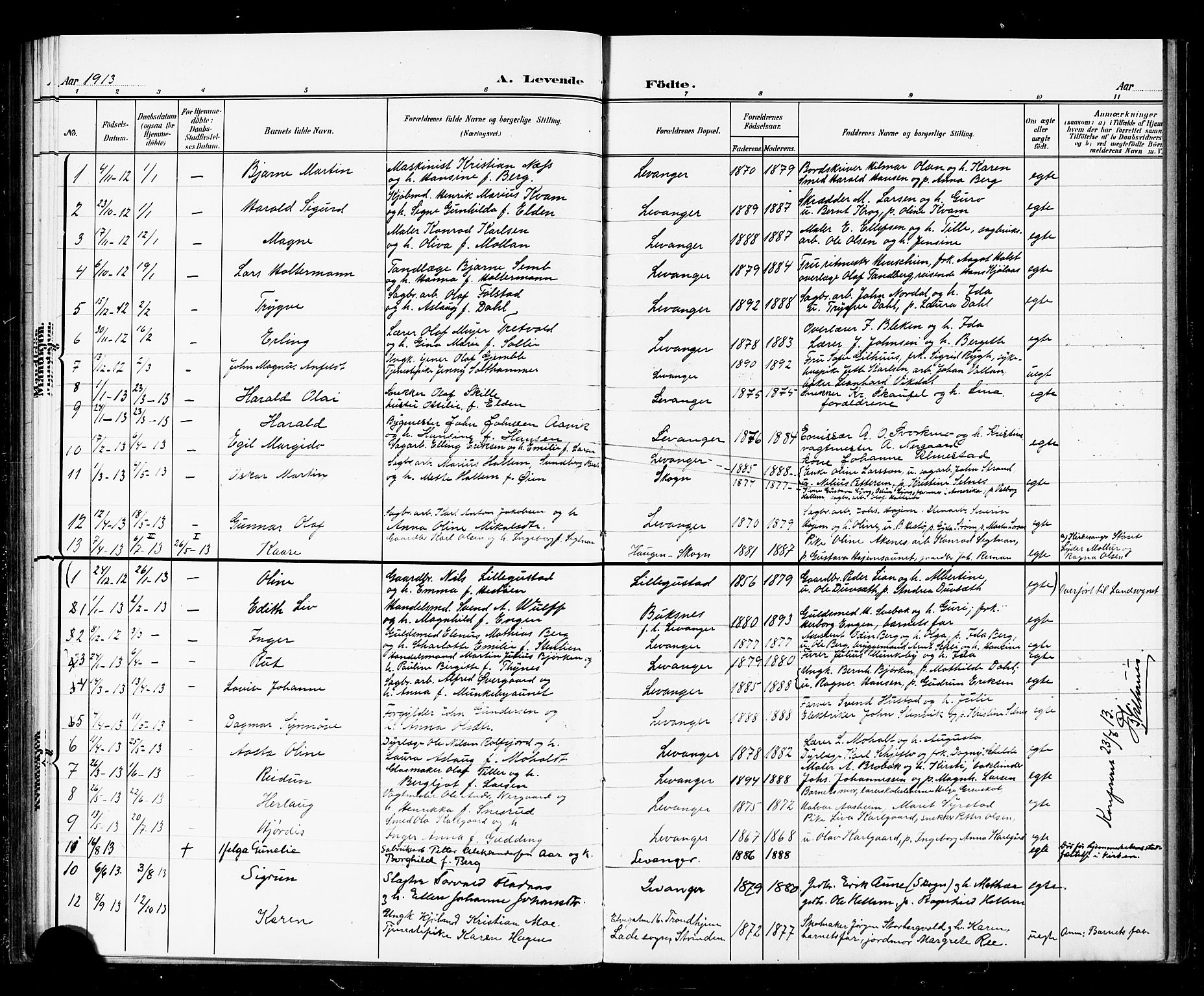Ministerialprotokoller, klokkerbøker og fødselsregistre - Nord-Trøndelag, SAT/A-1458/720/L0192: Parish register (copy) no. 720C01, 1880-1917, p. 46m