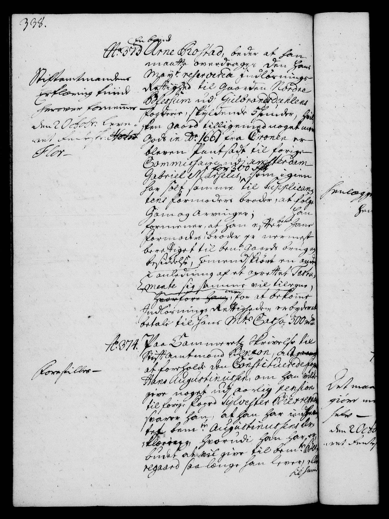Rentekammeret, Kammerkanselliet, RA/EA-3111/G/Gh/Gha/L0013: Norsk ekstraktmemorialprotokoll (merket RK 53.58), 1731, p. 338