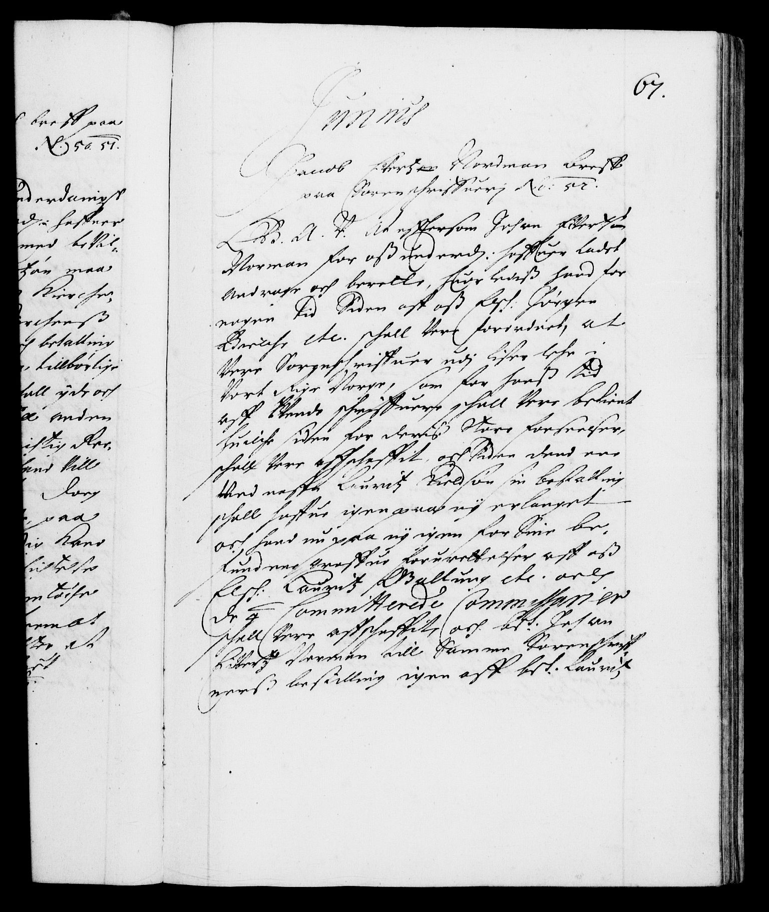 Danske Kanselli 1572-1799, RA/EA-3023/F/Fc/Fca/Fcaa/L0010: Norske registre (mikrofilm), 1660-1670, p. 67a