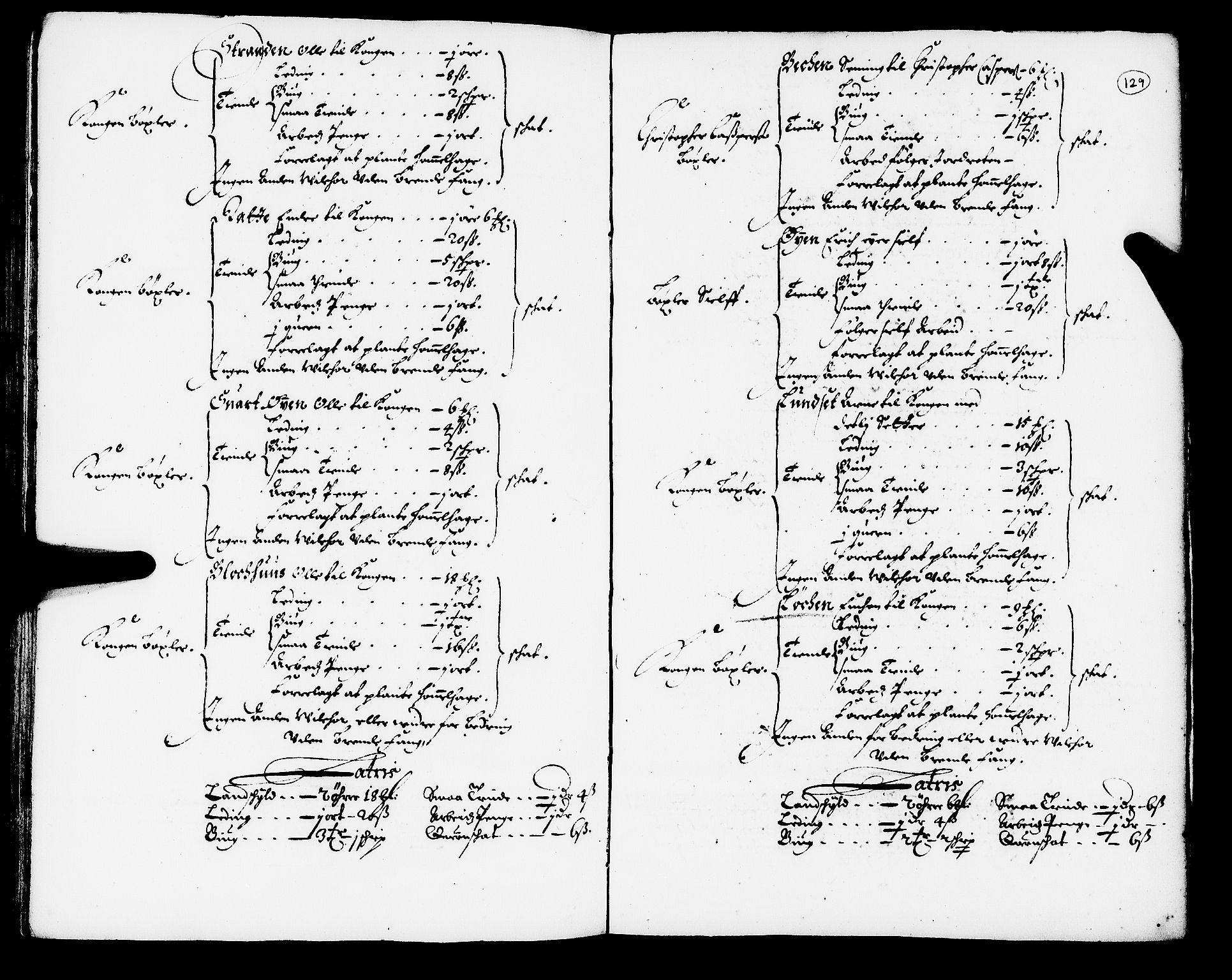 Rentekammeret inntil 1814, Realistisk ordnet avdeling, AV/RA-EA-4070/N/Nb/Nba/L0050: Orkdal fogderi, 1666, p. 128b-129a