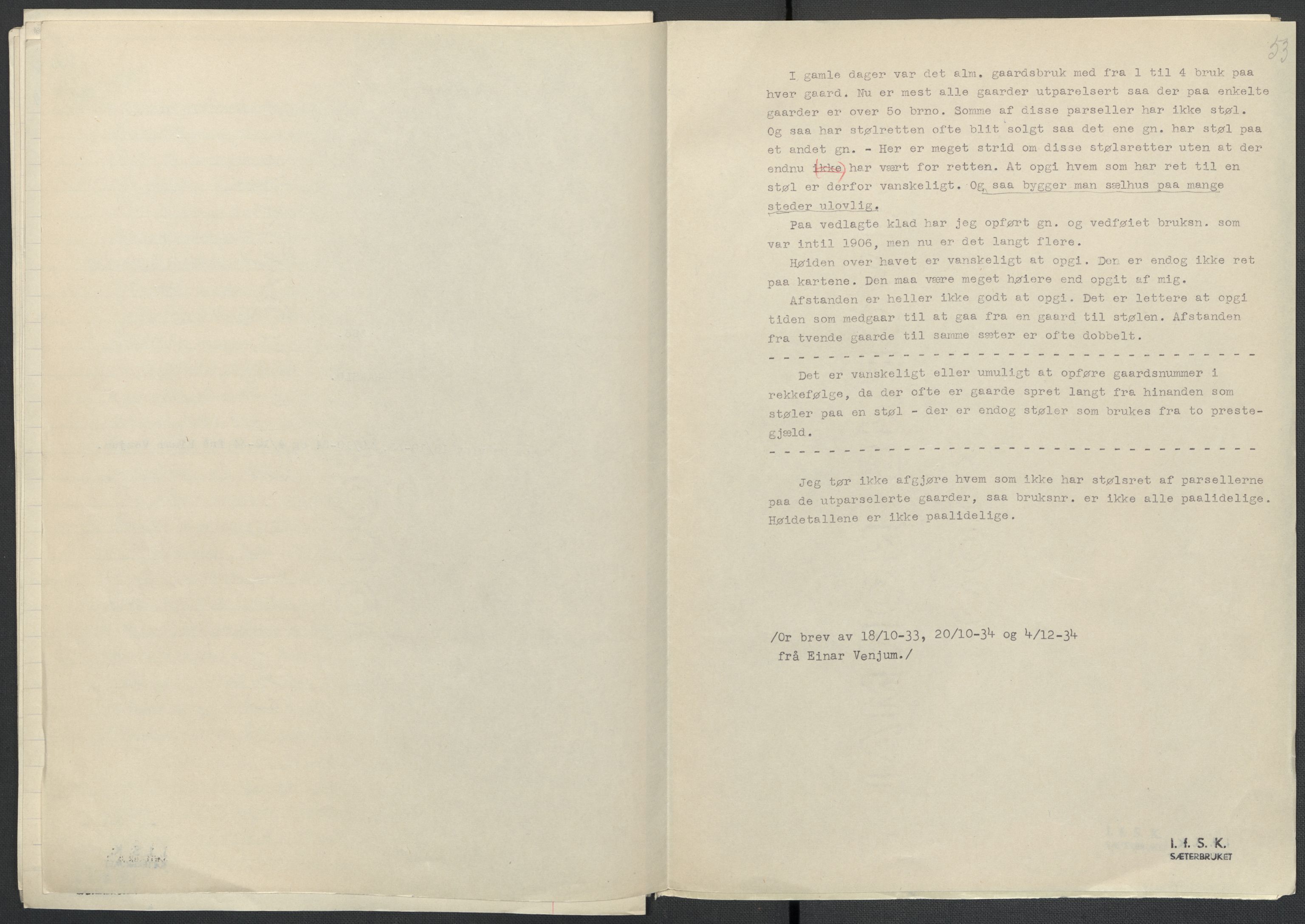 Instituttet for sammenlignende kulturforskning, AV/RA-PA-0424/F/Fc/L0011/0001: Eske B11: / Sogn og Fjordane (perm XXVIII), 1934-1935, p. 53