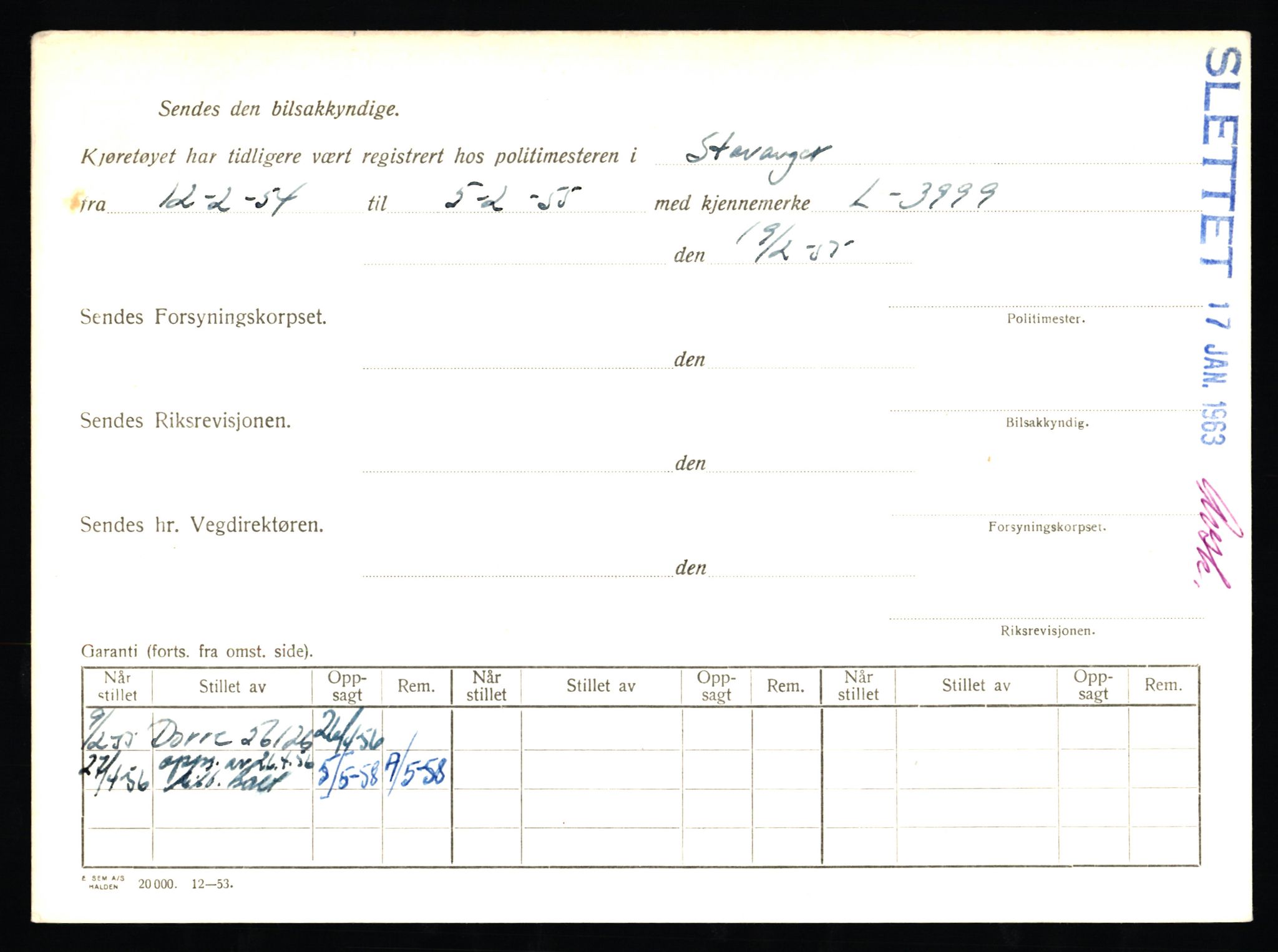 Stavanger trafikkstasjon, AV/SAST-A-101942/0/F/L0048: L-29100 - L-29899, 1930-1971, p. 246