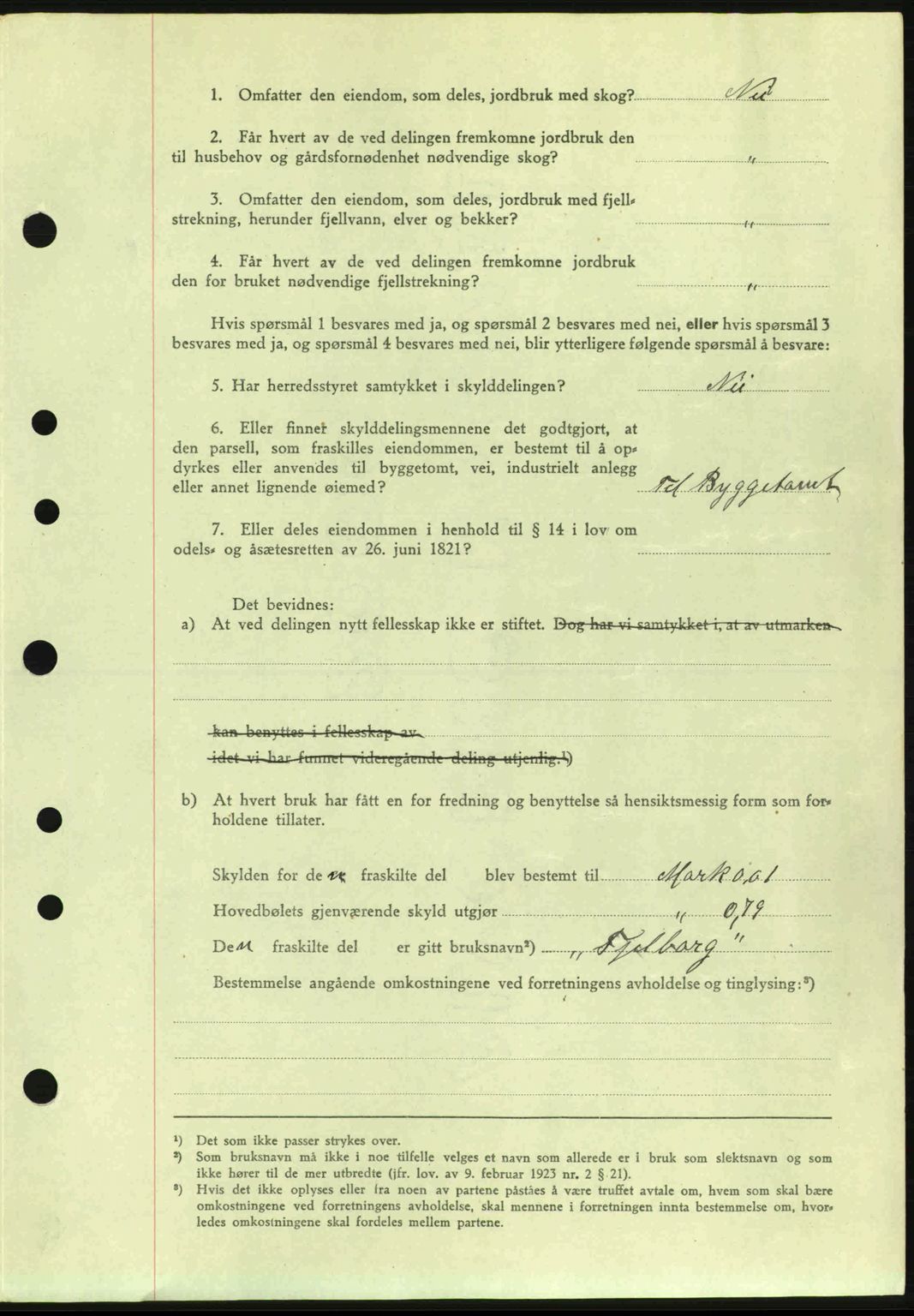 Midhordland sorenskriveri, SAB/A-3001/1/G/Gb/Gbj/L0019: Mortgage book no. A37-38, 1944-1945, Diary no: : 3701/1944