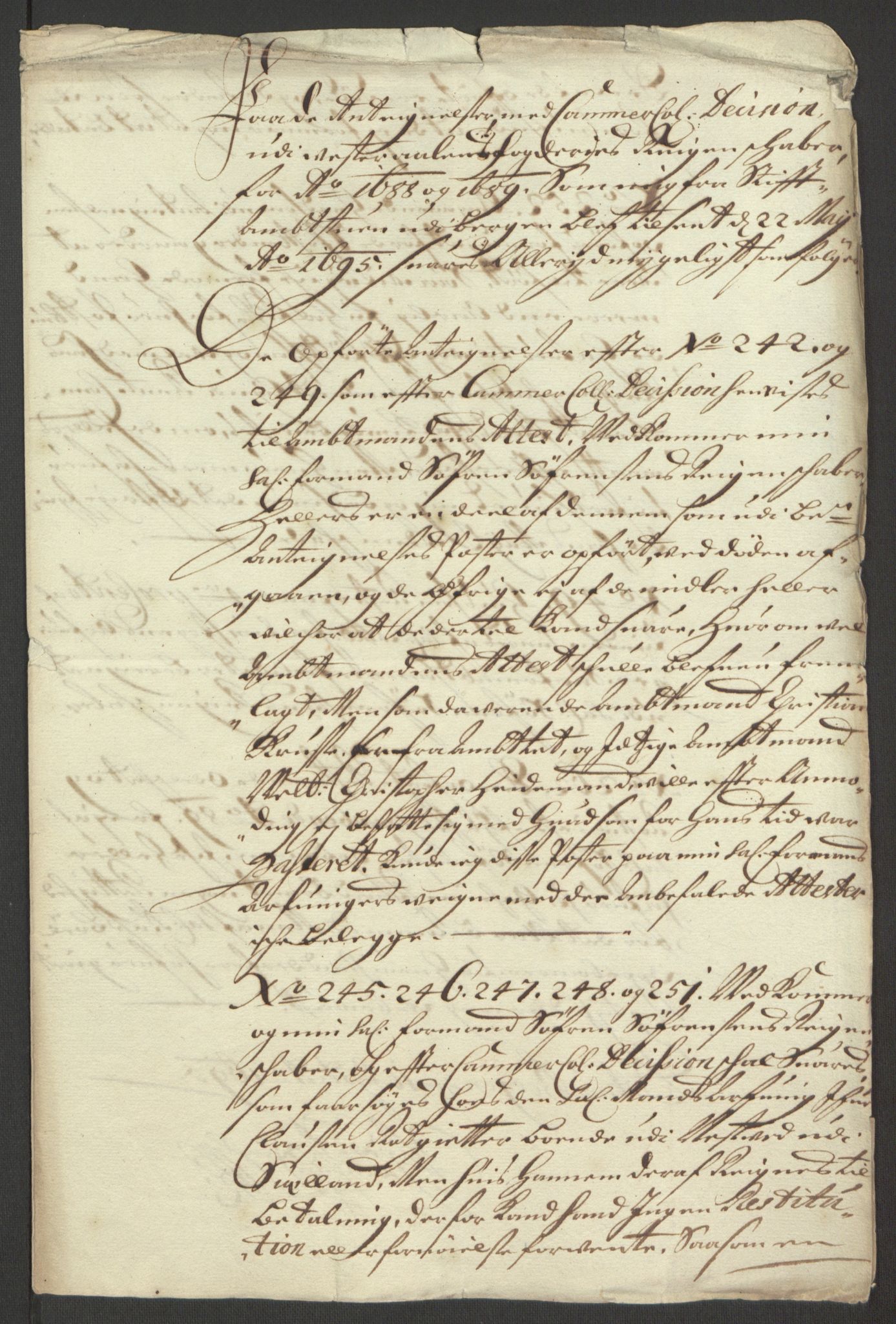 Rentekammeret inntil 1814, Reviderte regnskaper, Fogderegnskap, AV/RA-EA-4092/R67/L4676: Fogderegnskap Vesterålen, Andenes og Lofoten, 1691-1693, p. 362