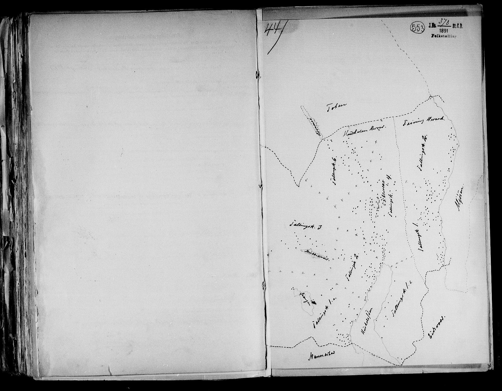 RA, 1891 census for 0240 Feiring, 1891, p. 4