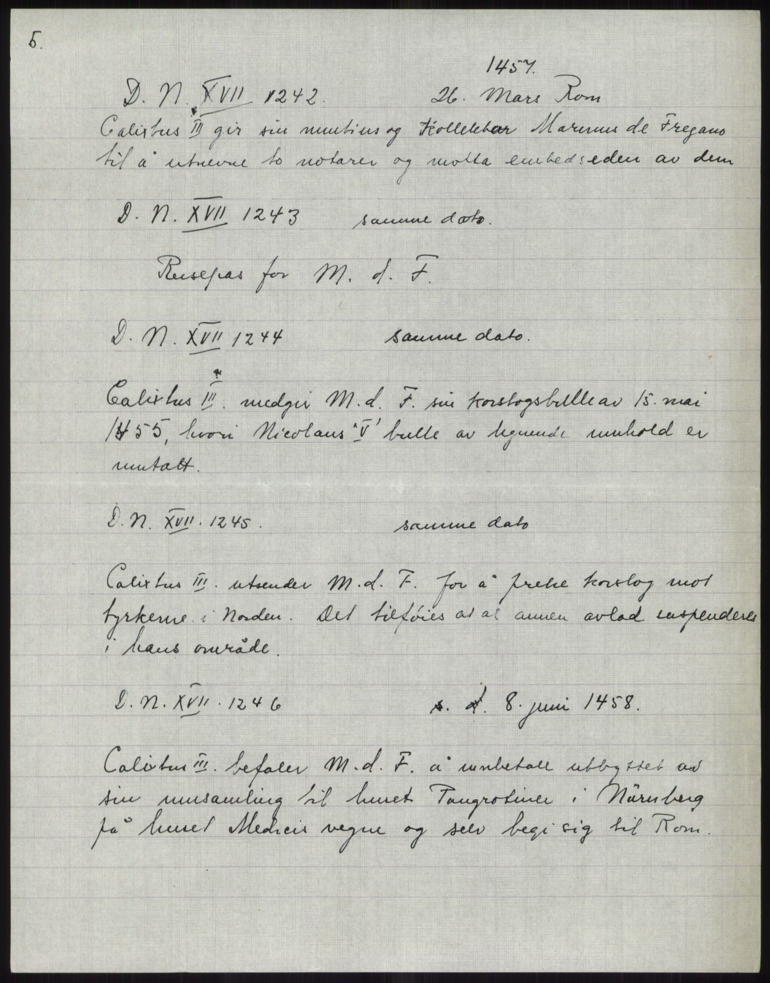 Samlinger til kildeutgivelse, Diplomavskriftsamlingen, AV/RA-EA-4053/H/Ha, p. 2717