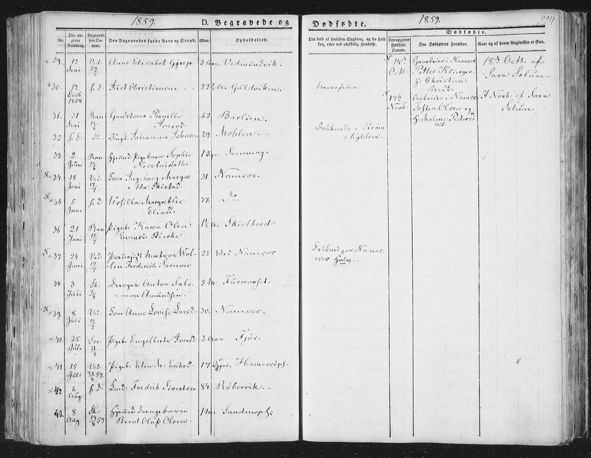 Ministerialprotokoller, klokkerbøker og fødselsregistre - Nord-Trøndelag, AV/SAT-A-1458/764/L0552: Parish register (official) no. 764A07b, 1824-1865, p. 524