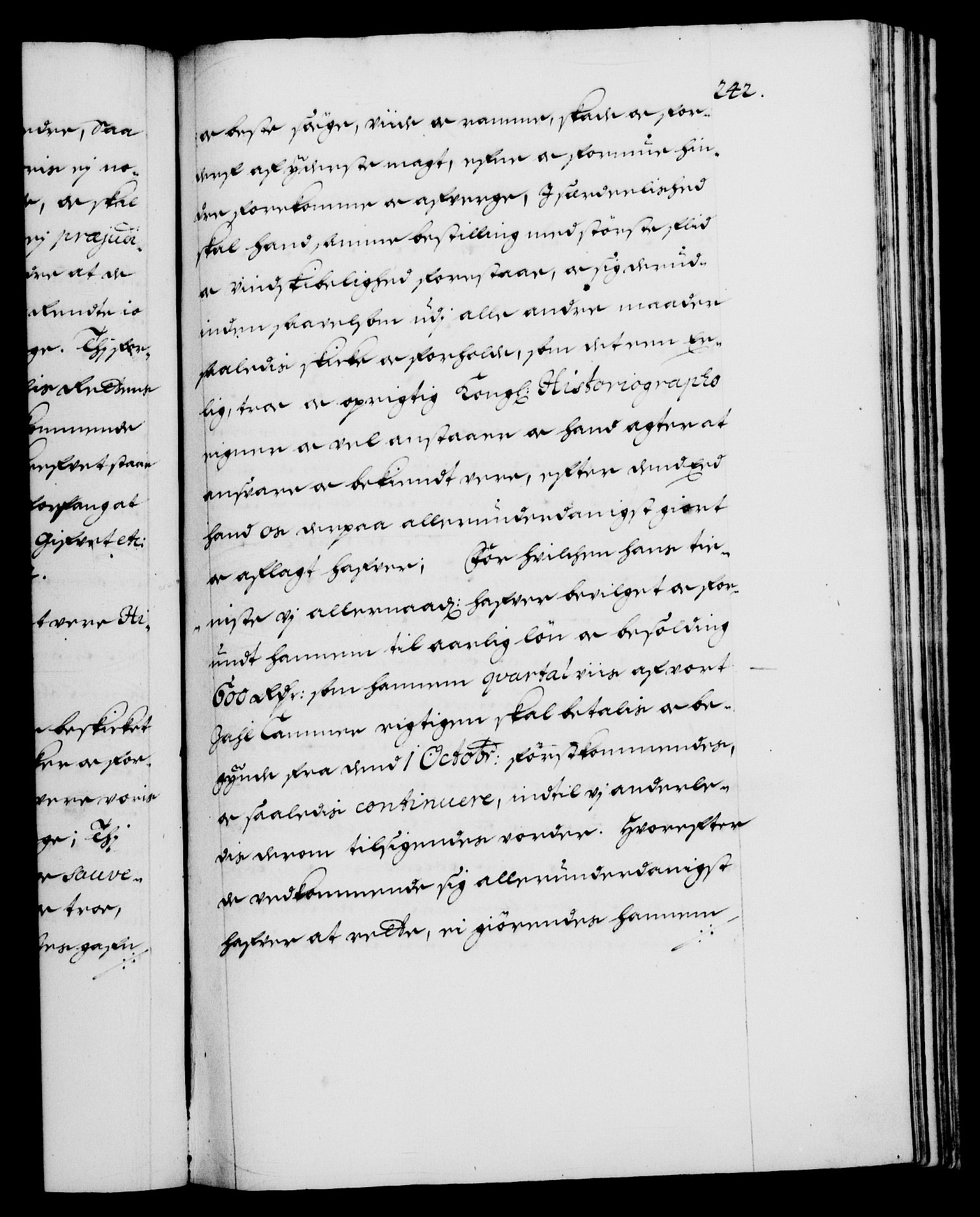 Danske Kanselli 1572-1799, RA/EA-3023/F/Fc/Fca/Fcaa/L0013: Norske registre (mikrofilm), 1681-1684, p. 242a