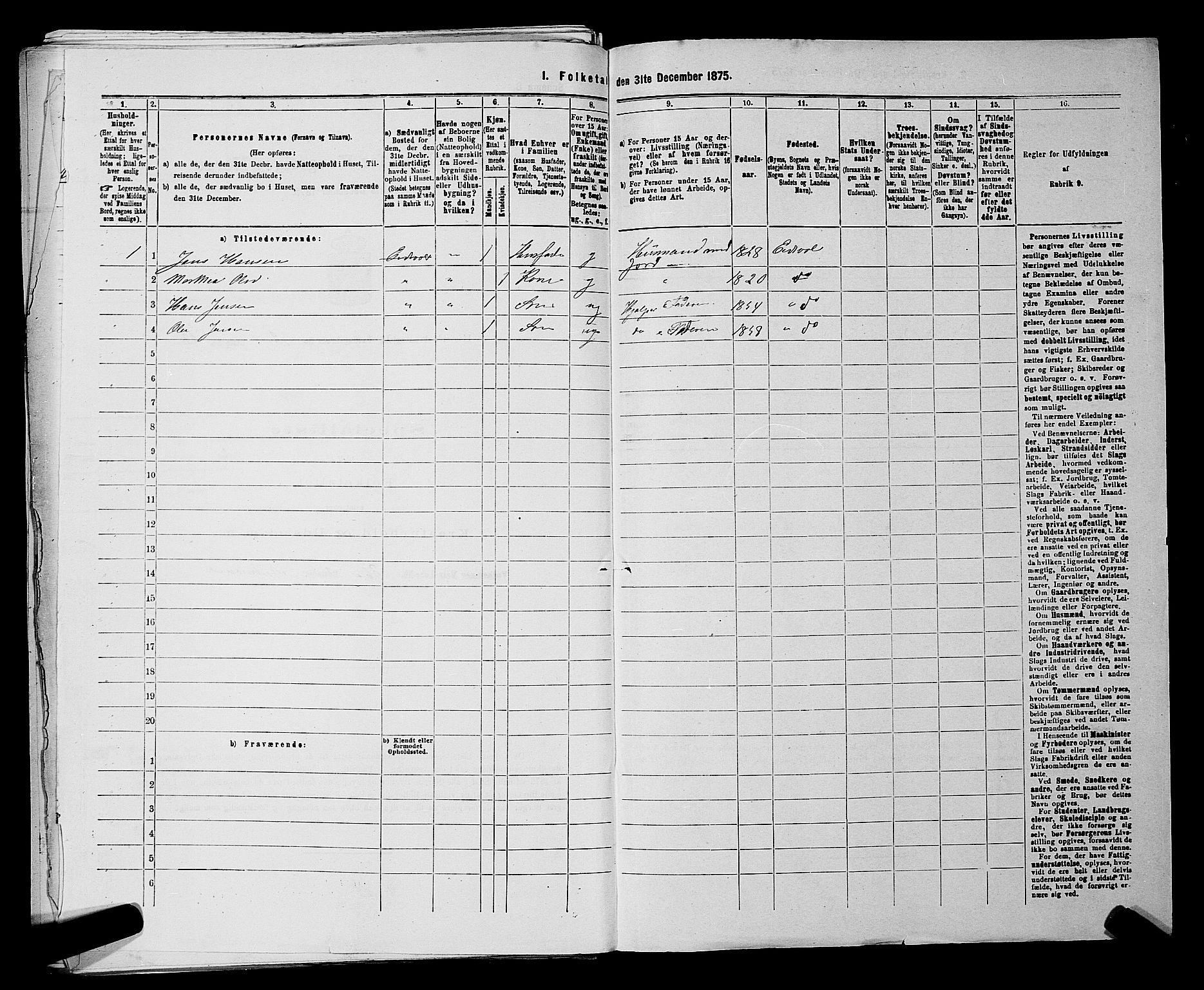 RA, 1875 census for 0237P Eidsvoll, 1875, p. 367