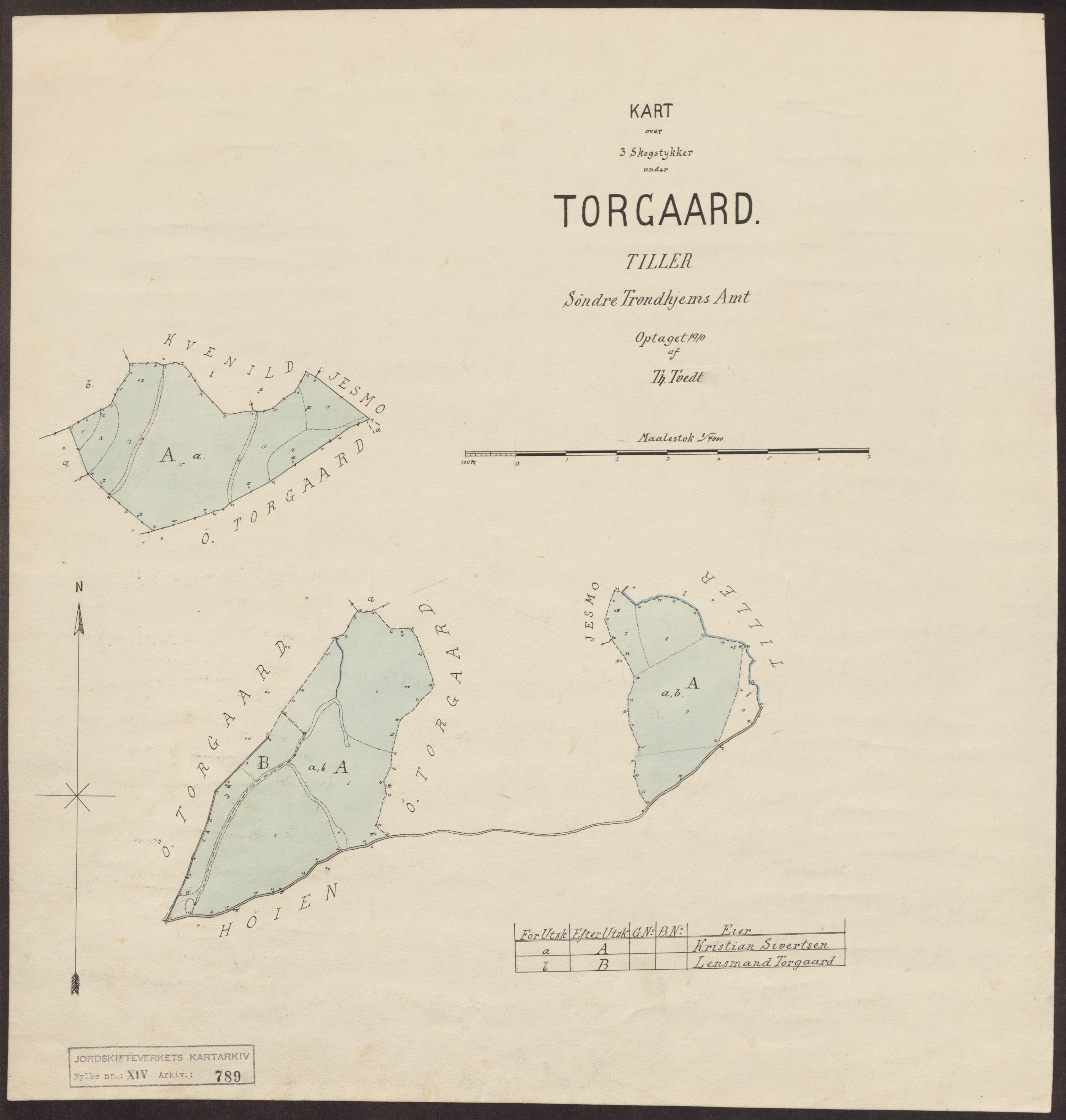 Jordskifteverkets kartarkiv, RA/S-3929/T, 1859-1988, p. 1201