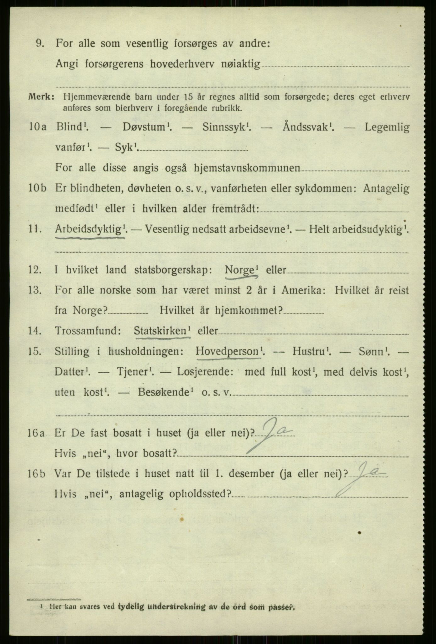 SAB, 1920 census for Naustdal, 1920, p. 4162