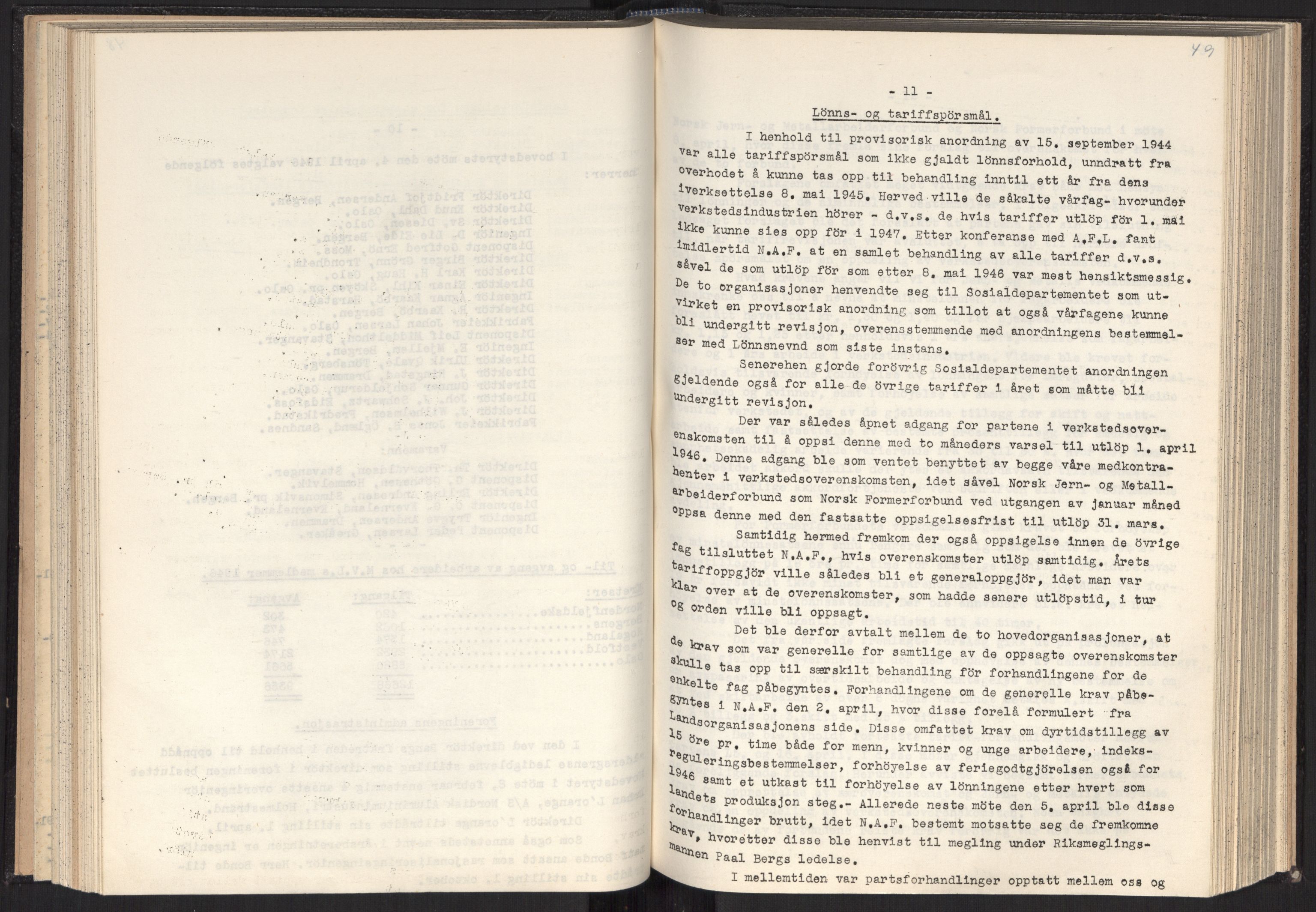 Teknologibedriftenes Landsforening TBL, AV/RA-PA-1700/A/Ad/L0007: Årsberetning med register, 1940-1951, p. 49