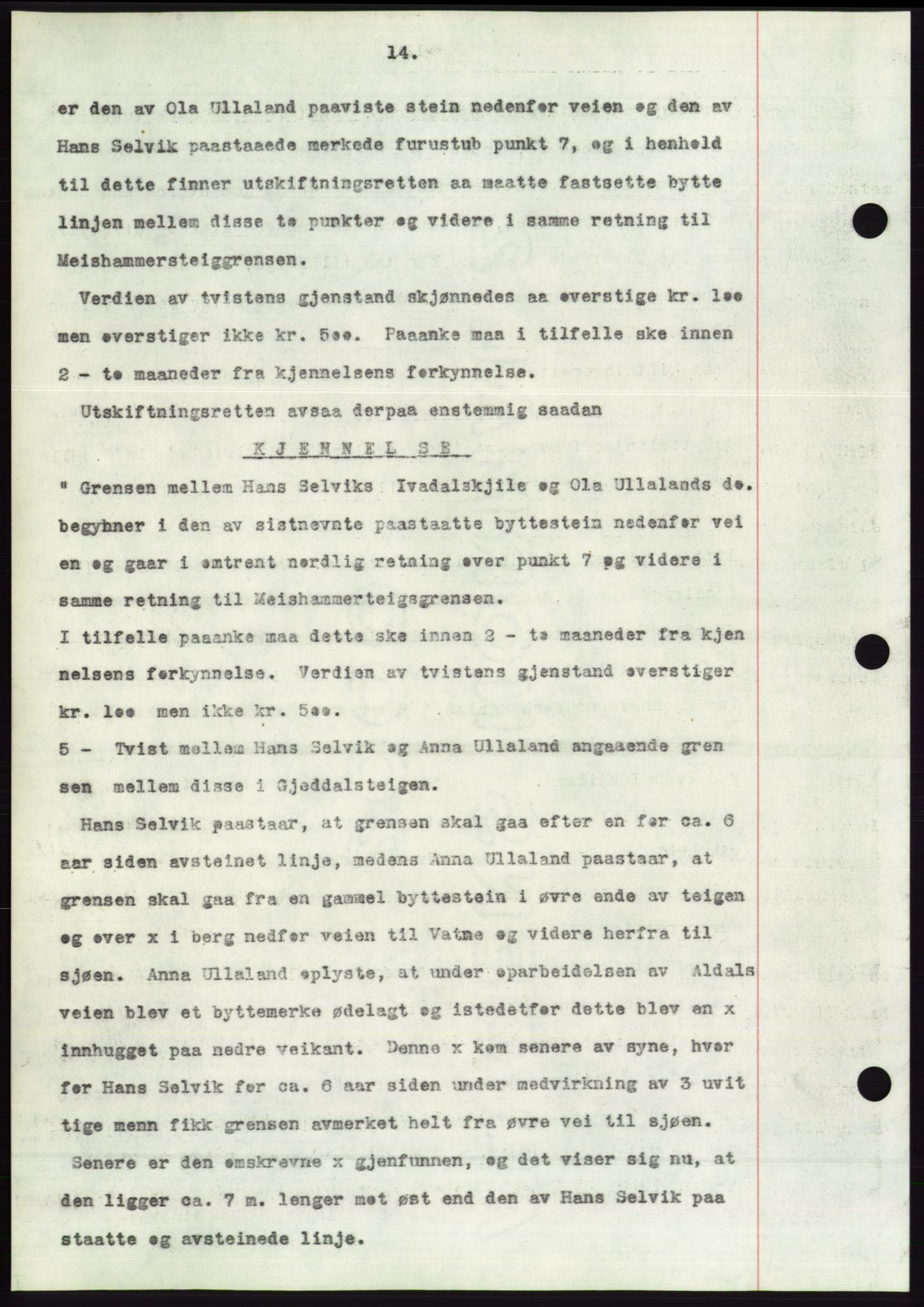 Søre Sunnmøre sorenskriveri, AV/SAT-A-4122/1/2/2C/L0062: Mortgage book no. 56, 1936-1937, Diary no: : 229/1937